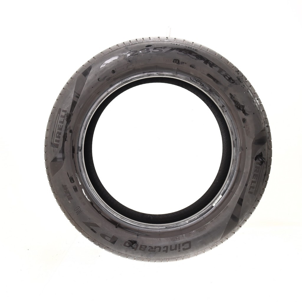 Set of (4) Used 235/55R18 Pirelli Cinturato P7 P7C2 MO Elect 104T – 7-8/32