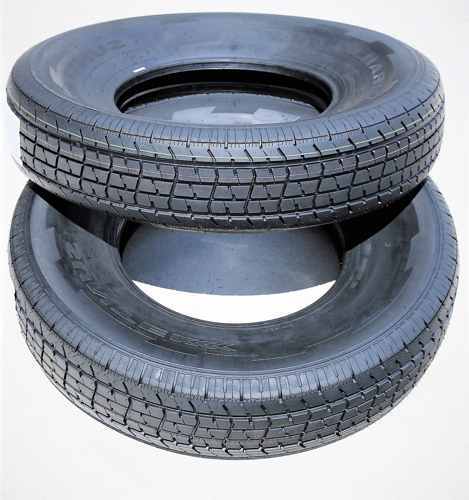 2 Tires ST 235/80R16 Suntek HD Trail 2 Semi-Steel Trailer Load E 10 Ply