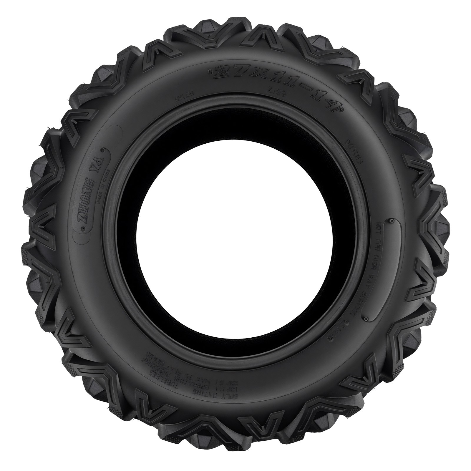1pc 27×11-14 ATV Tire 6PLY All Terrain New