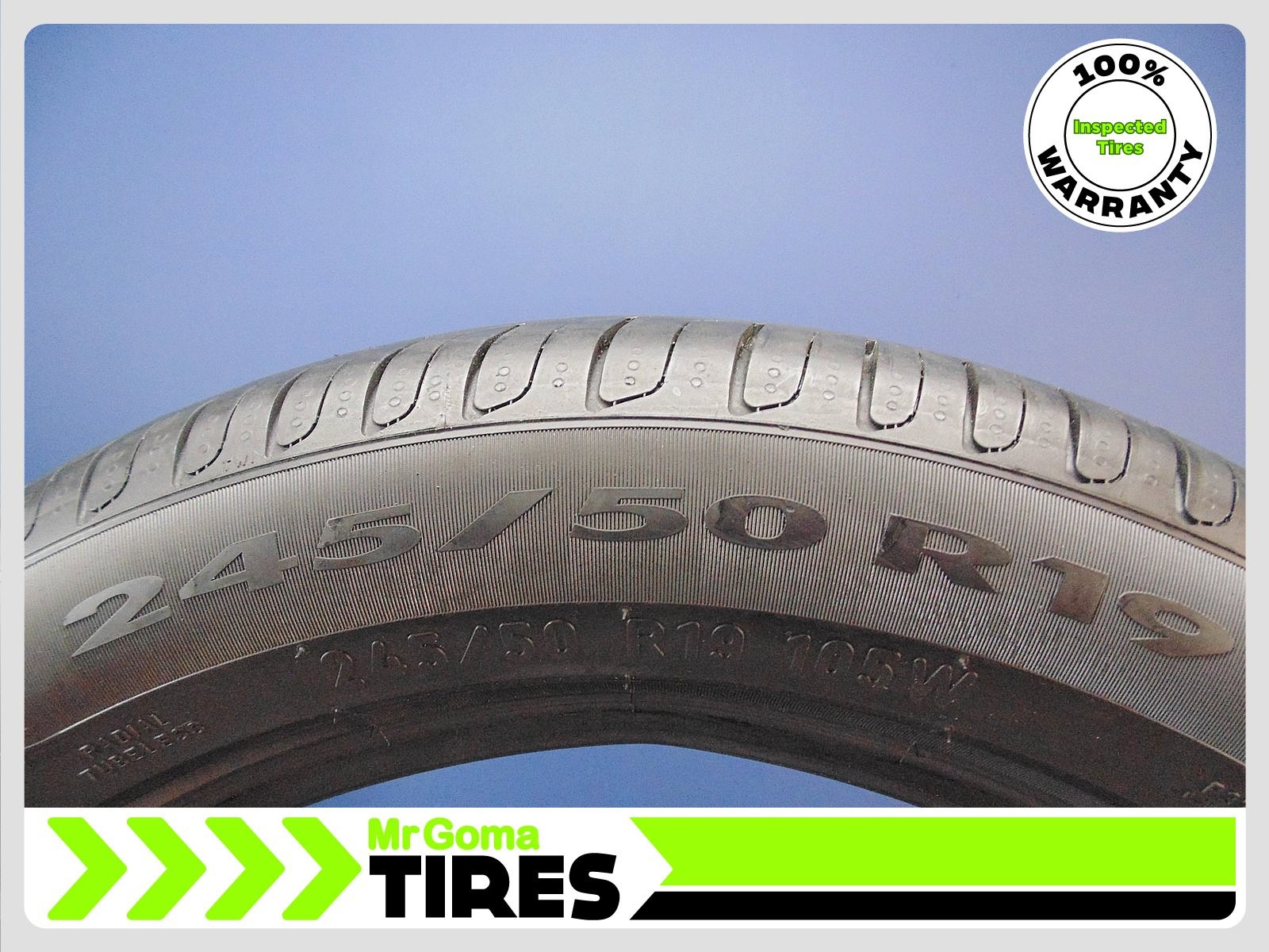 2 PIRELLI CINTURATO P7 RSC RFT 245/50R19 TIRES 7.9/32 TREAD RUN FLAT BMW 2455019