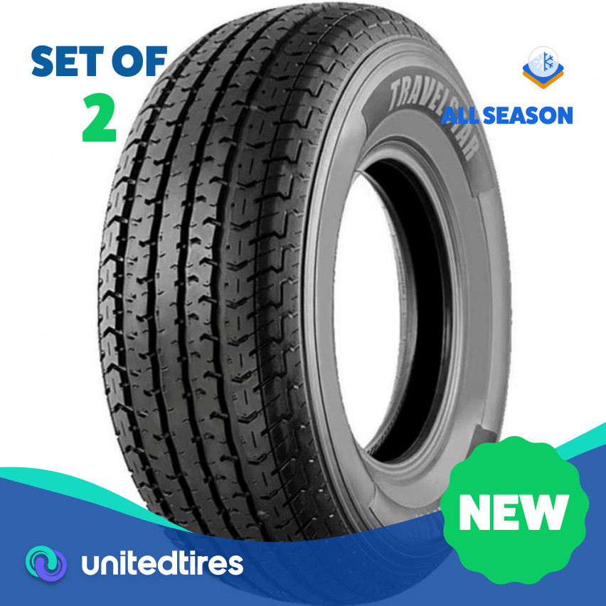 Set of (2) New ST 205/75R15 Travelstar Ecopath ST 111/106M