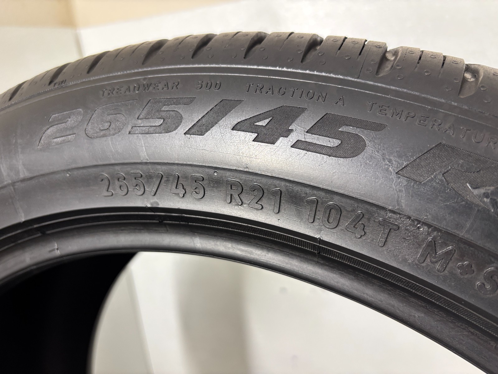 NO SHIPPING ONLY LOCAL PICK UP Set 4 Tires 265 45 21 Pirelli Scorpion Zero A/S