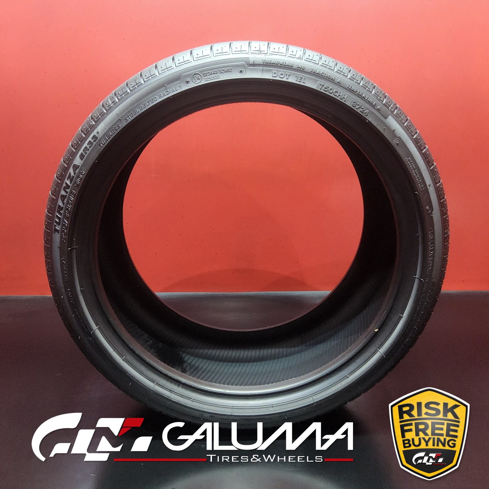 1 Tire Bridgestone Turanza ER33 255/35R18 255/35/18 2553518 No Repairs #96193