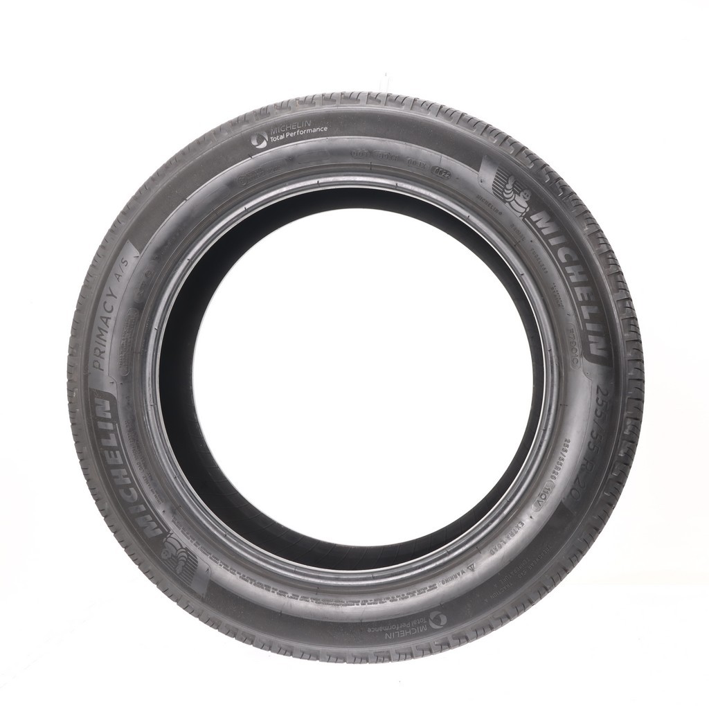 Set of (4) Used 255/55R20 Michelin Primacy A/S 110V – 6-7.5/32 (XYDN)