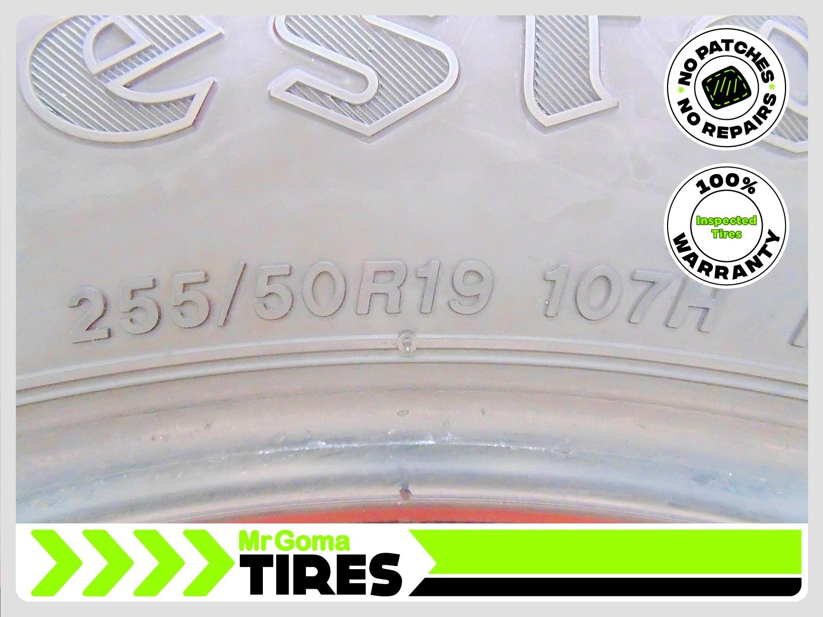 1 FIRESTONE DESTINATION LE3 XL 255/50R19 USED TIRE 7.3/32 TREAD 107H 2555019