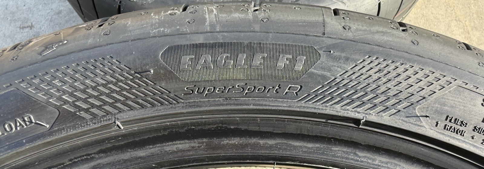 TWO BRAND NEW 305/30ZR19 Goodyear Eagle F1 Supercar 3R Tires Like Michelin Cup 2