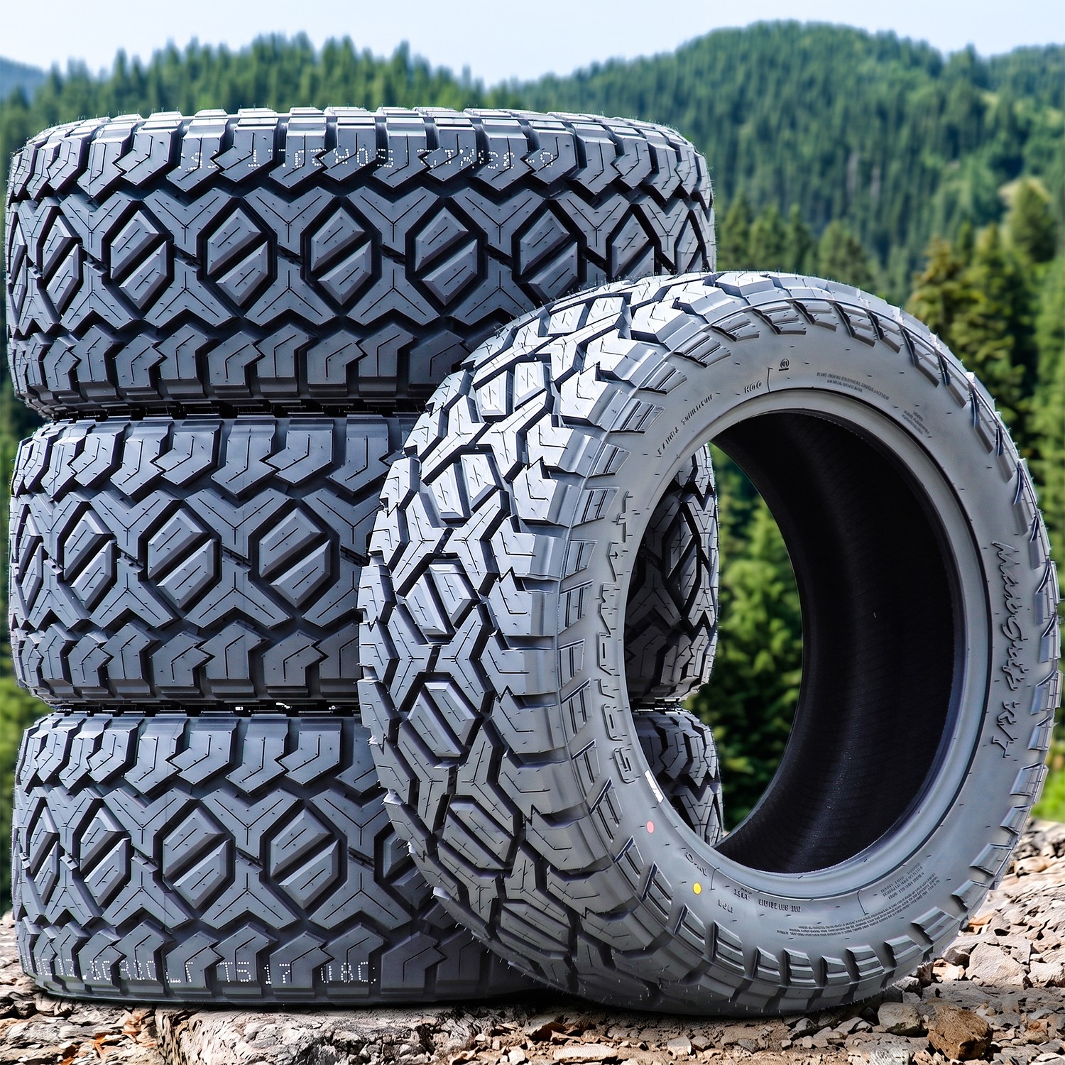 4 Tires Gripmax MaxGrip R/T LT 33X12.50R22 F 12 Ply RT Rugged Terrain TakeOff