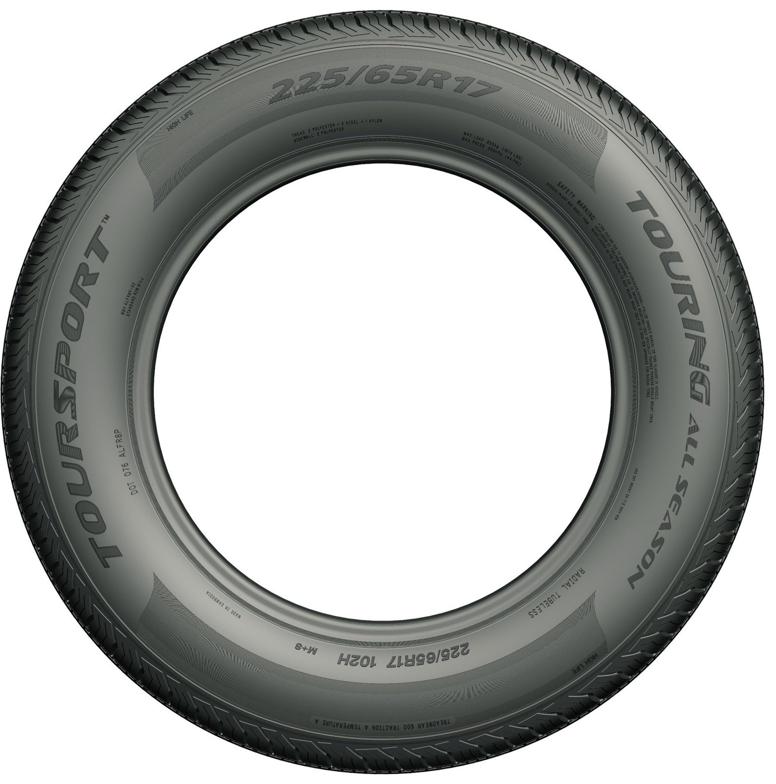 1 New 225/60R18 TourSport Touring All Season Tire 100H BSW SL 2256018 225 60 18