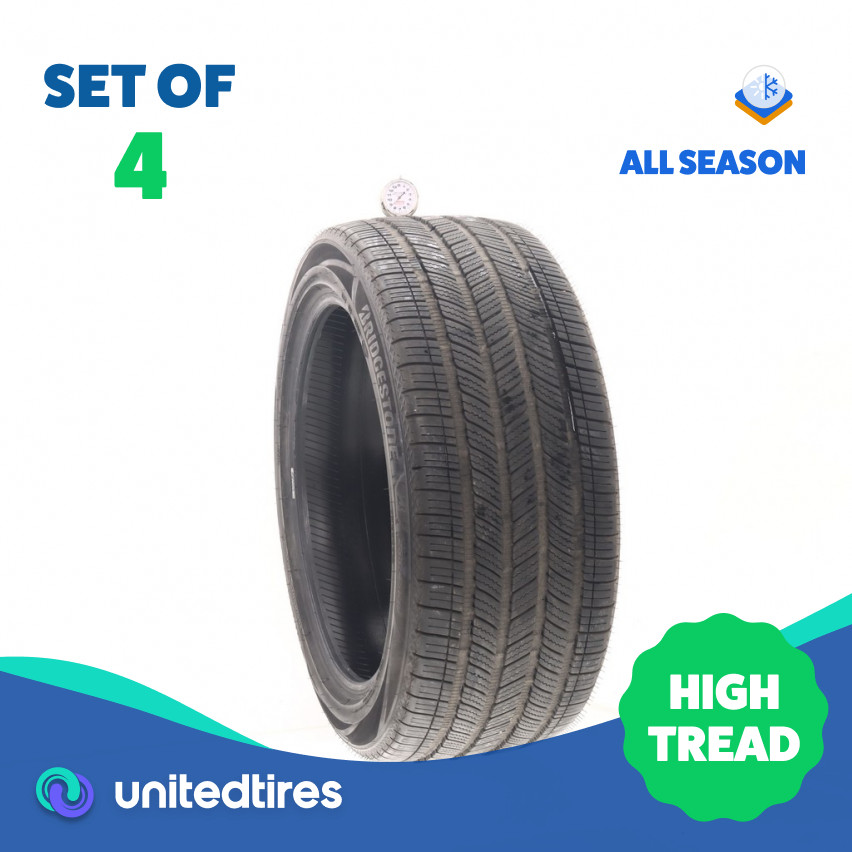 Set of (4) Used 255/45R19 Bridgestone Turanza EV ENLITEN 104W – 8.5/32