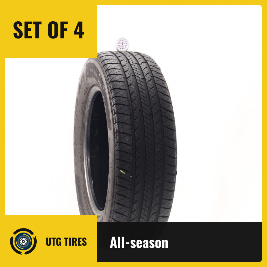 Set of (4) Used 225/65R17 Douglas Touring A/S 102H – 7-8.5/32