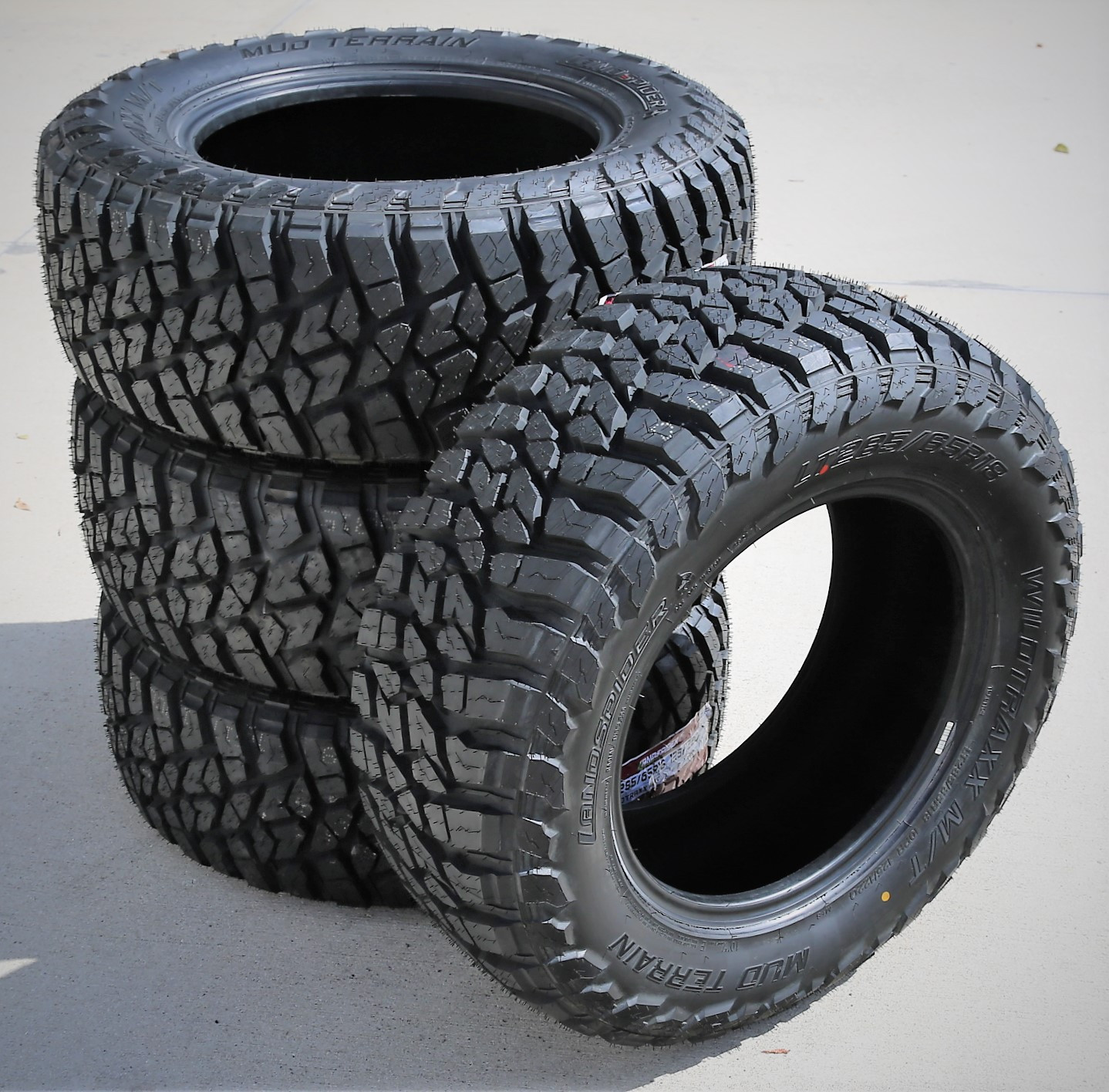 2 Tires Landspider Wildtraxx M/T LT 285/65R18 Load E 10 Ply MT Mud