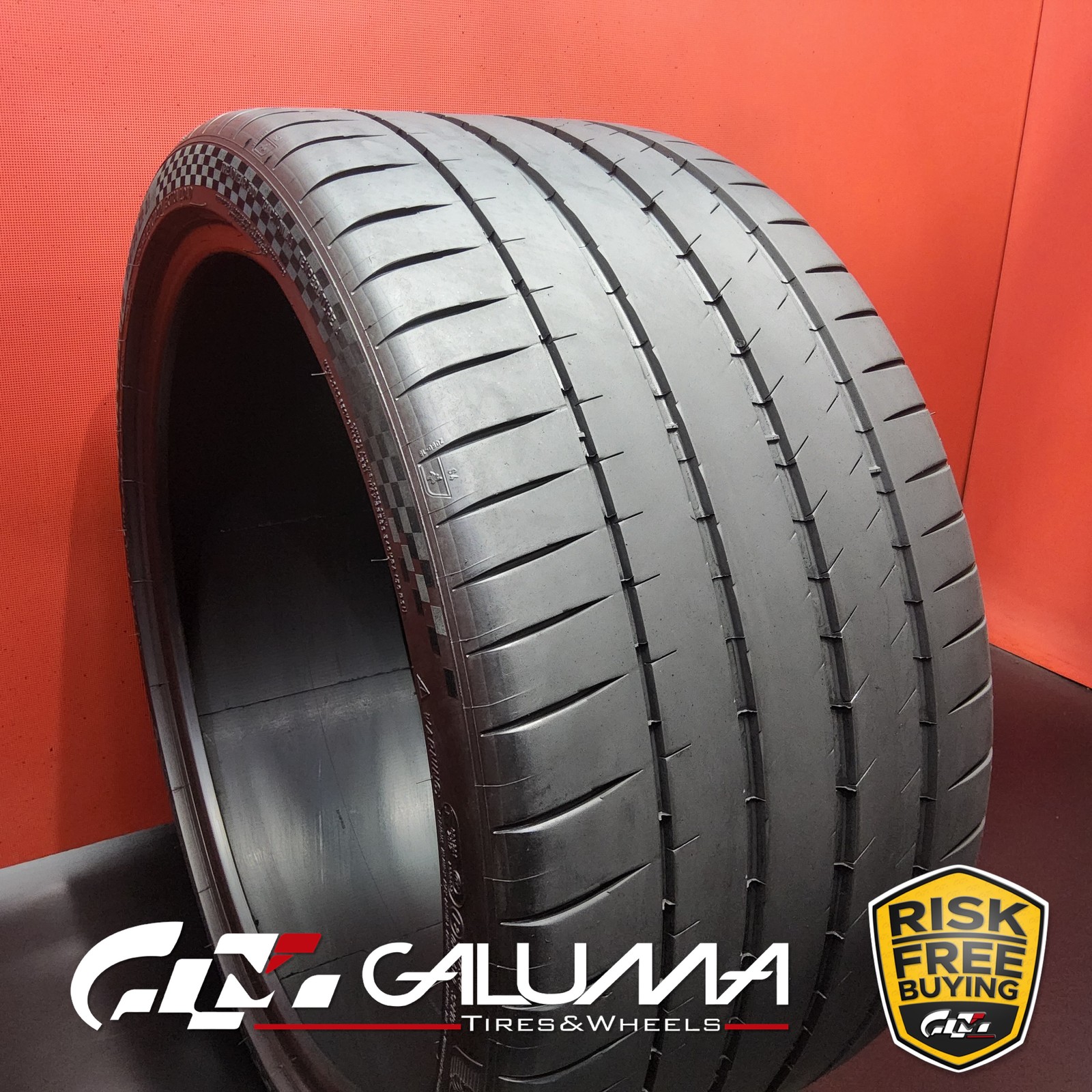 1 Tire Michelin Pilot Sport 4S XL 295/30ZR21 295/30/21 2953021 No Repairs #95617