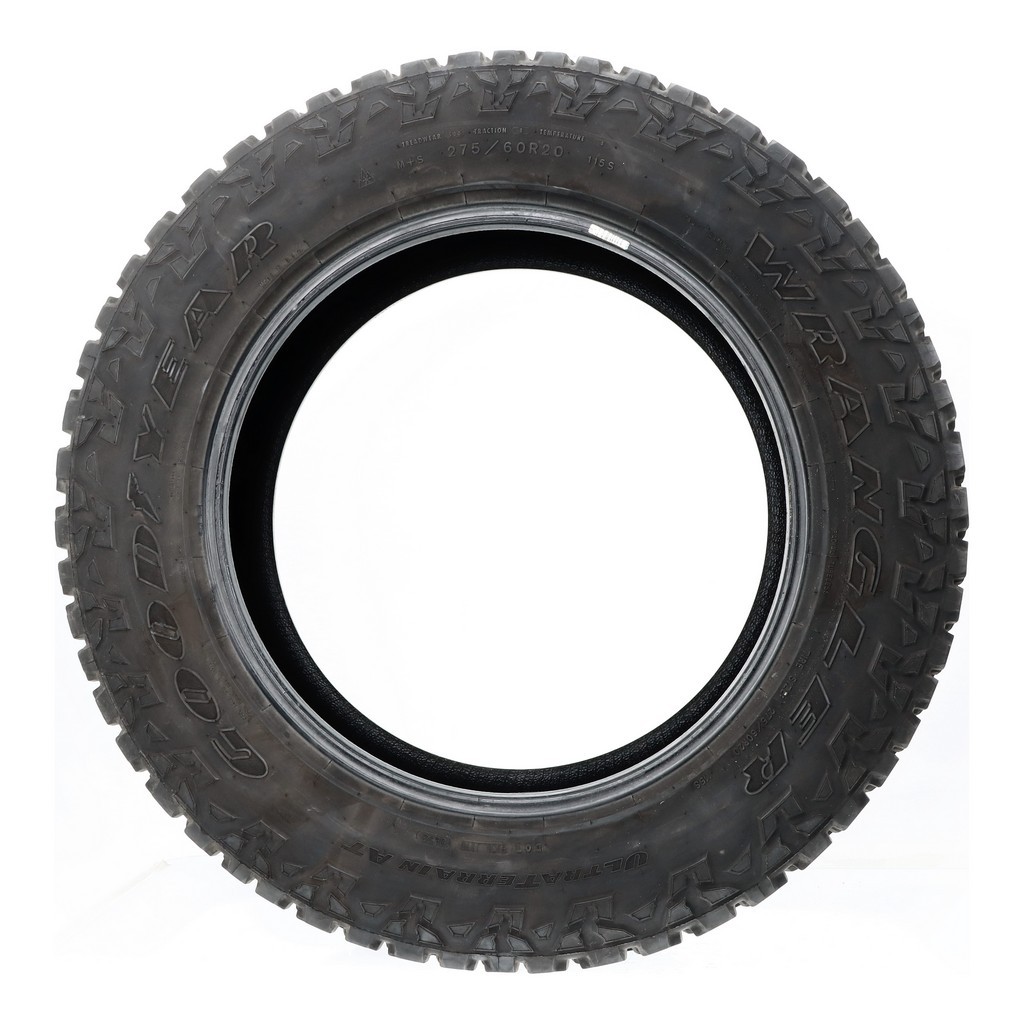 Set of (4) Used 275/60R20 Goodyear Wrangler Ultra Terrain AT 115S – 9.5-11/32
