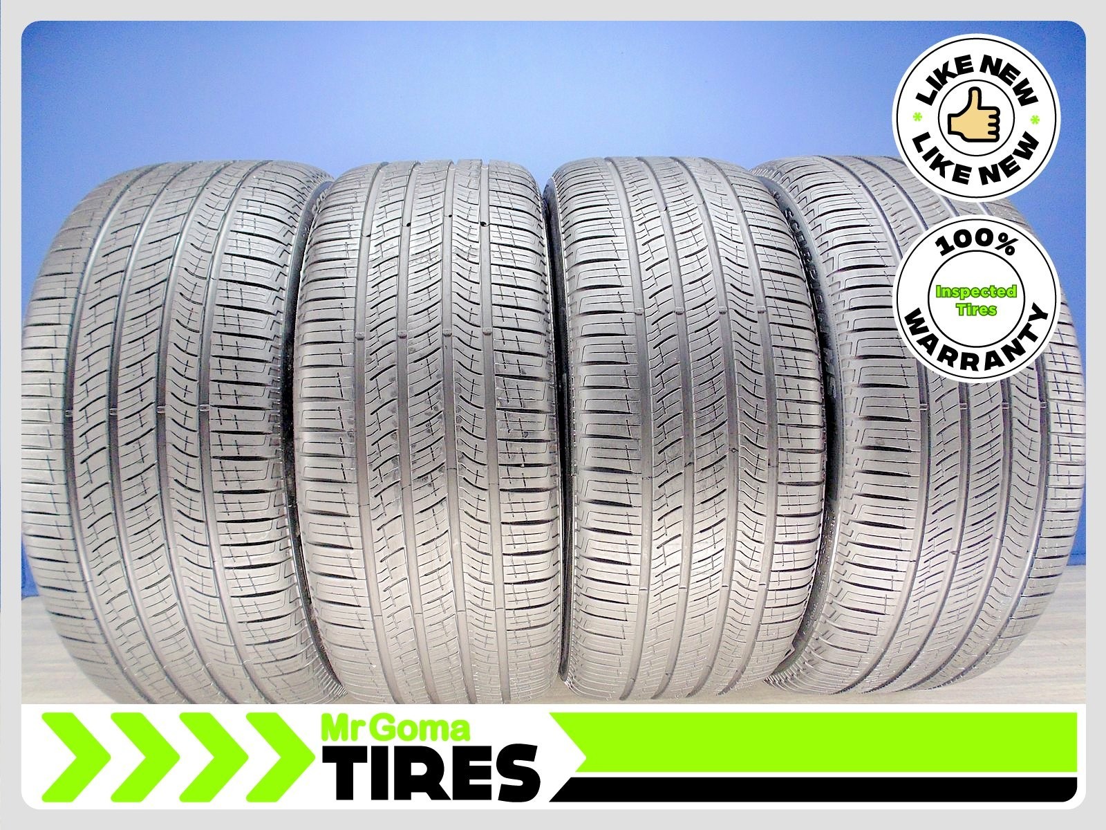 4 PIRELLI SCORPION TM MS LR PNCS XL HL285/40R23 USED TIRES 9.1/32 TREAD 2854023