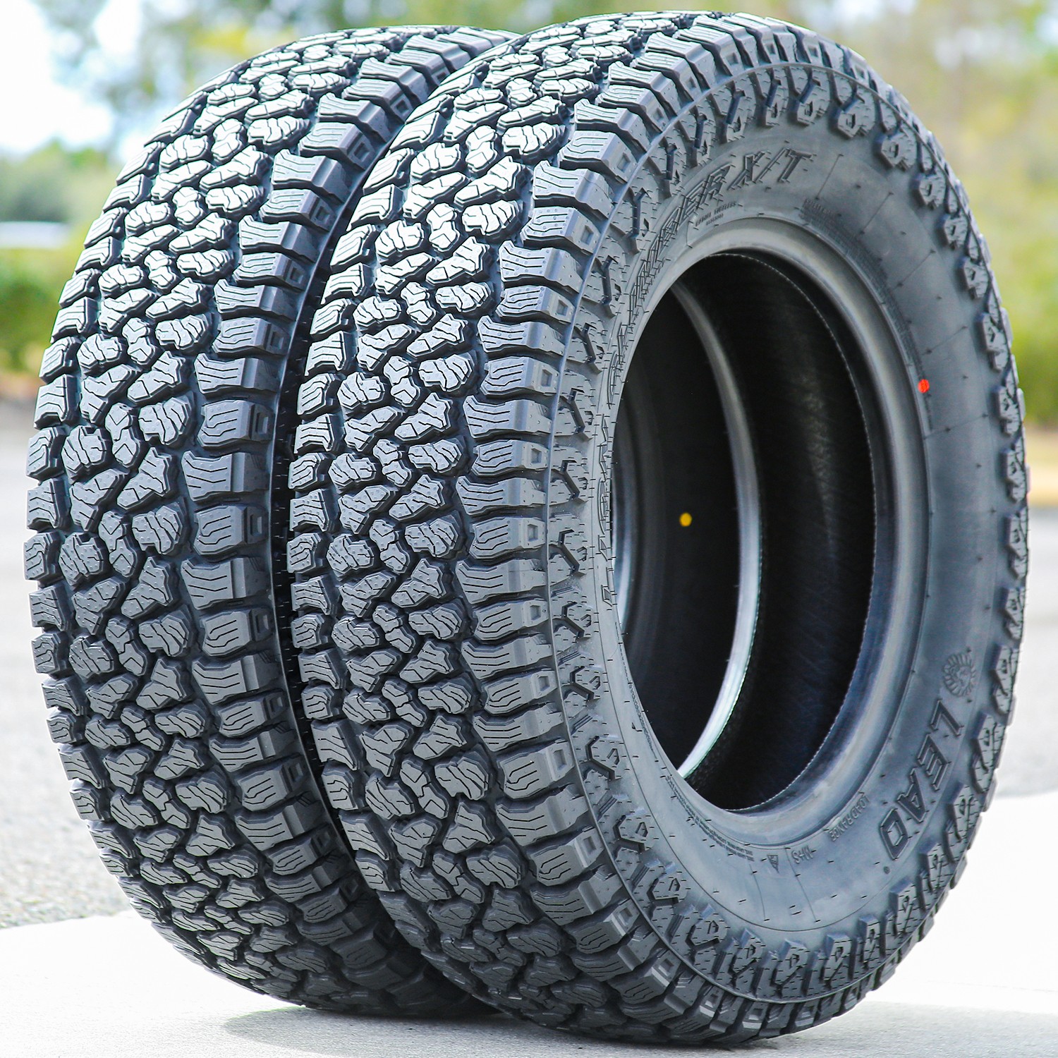 2 Leao Lion Climber X/T 235/80R17 120/117Q E 10 Ply Tires 55k Mi Warranty