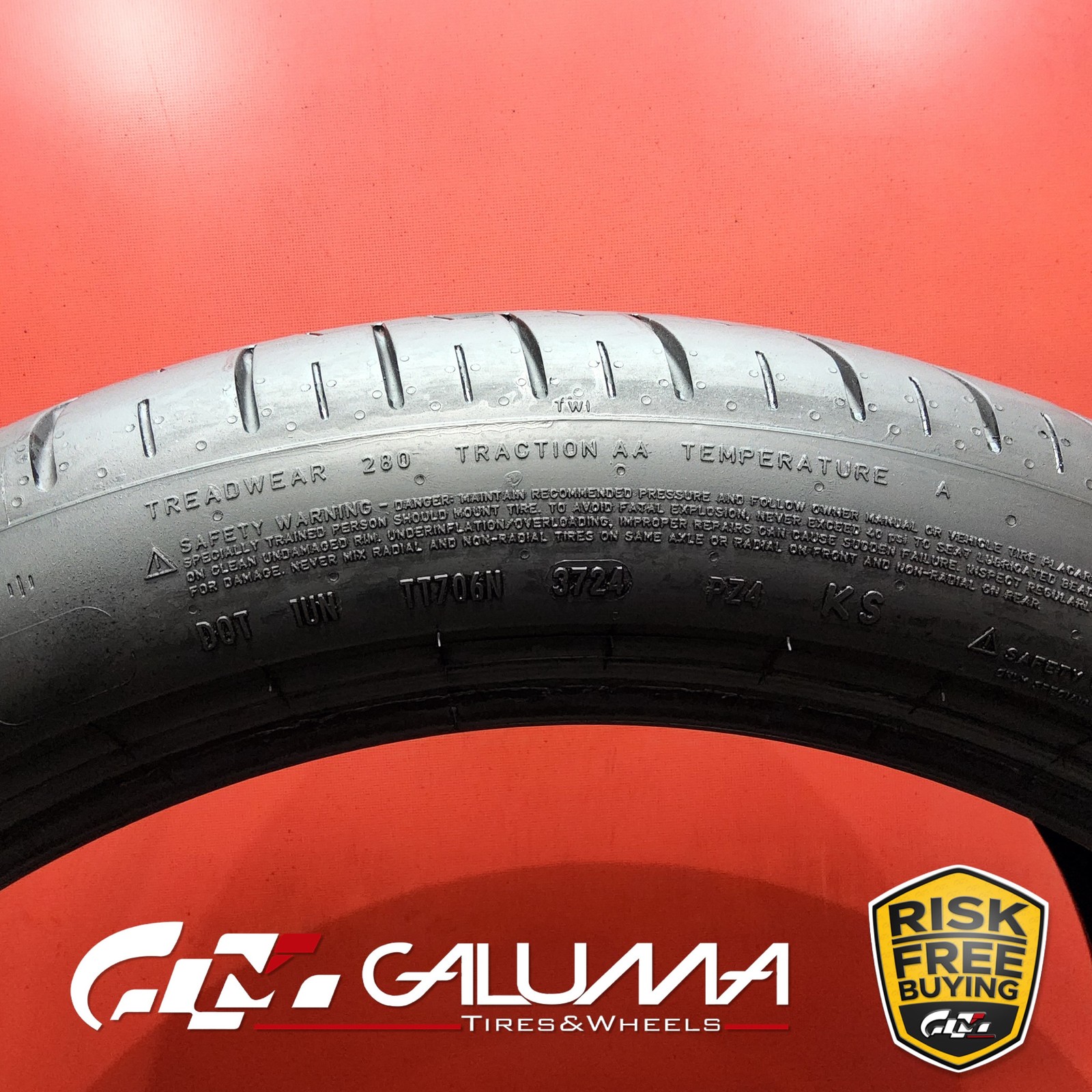 Set of 2 Tires LikeNEW Pirelli P Zero PZ4 Run Flat 315/35R22 315/35/22 XL #87856