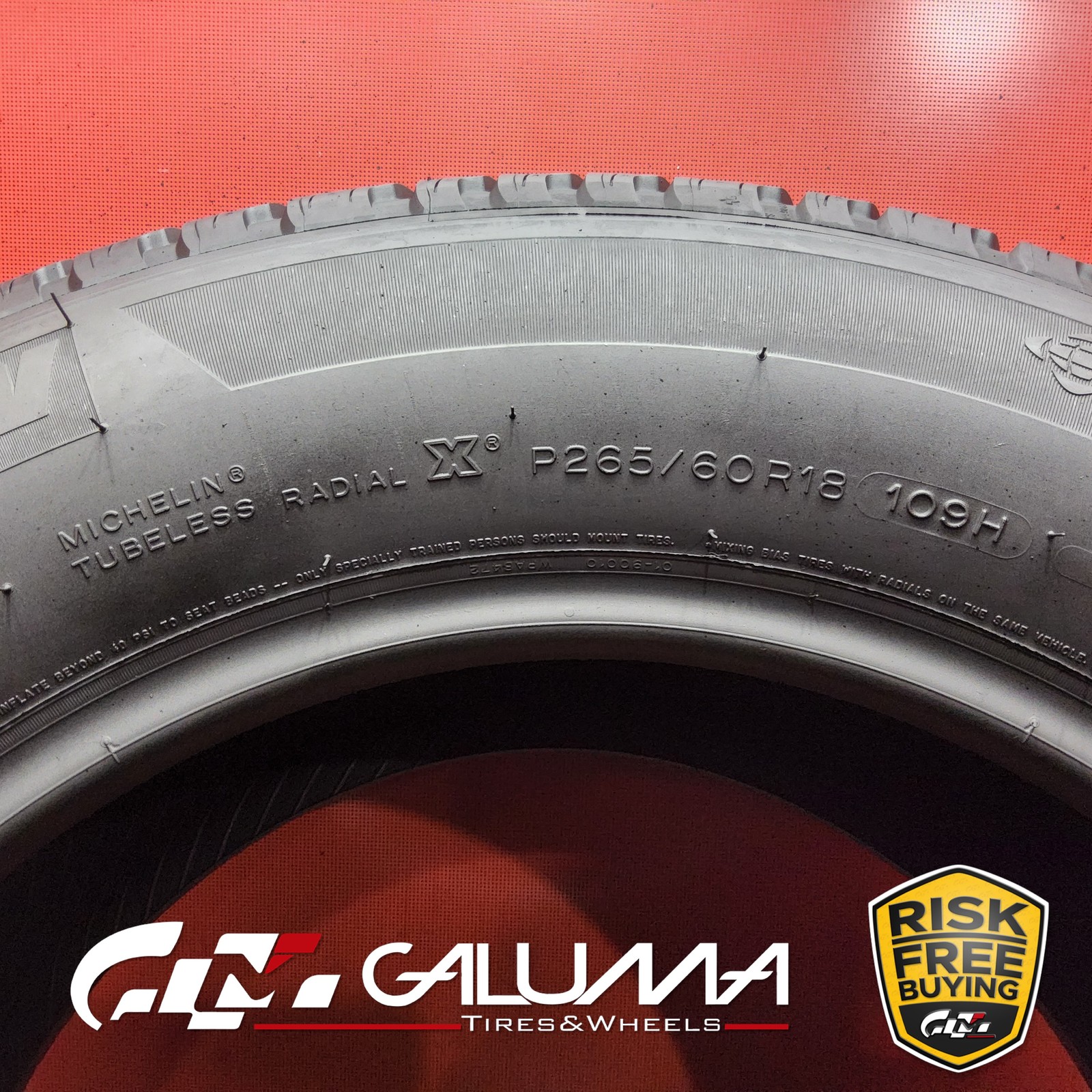 1 Tire LikeNEW Michelin Latitude Tour HP 265/60R18 2656018 109H No Repairs 95486