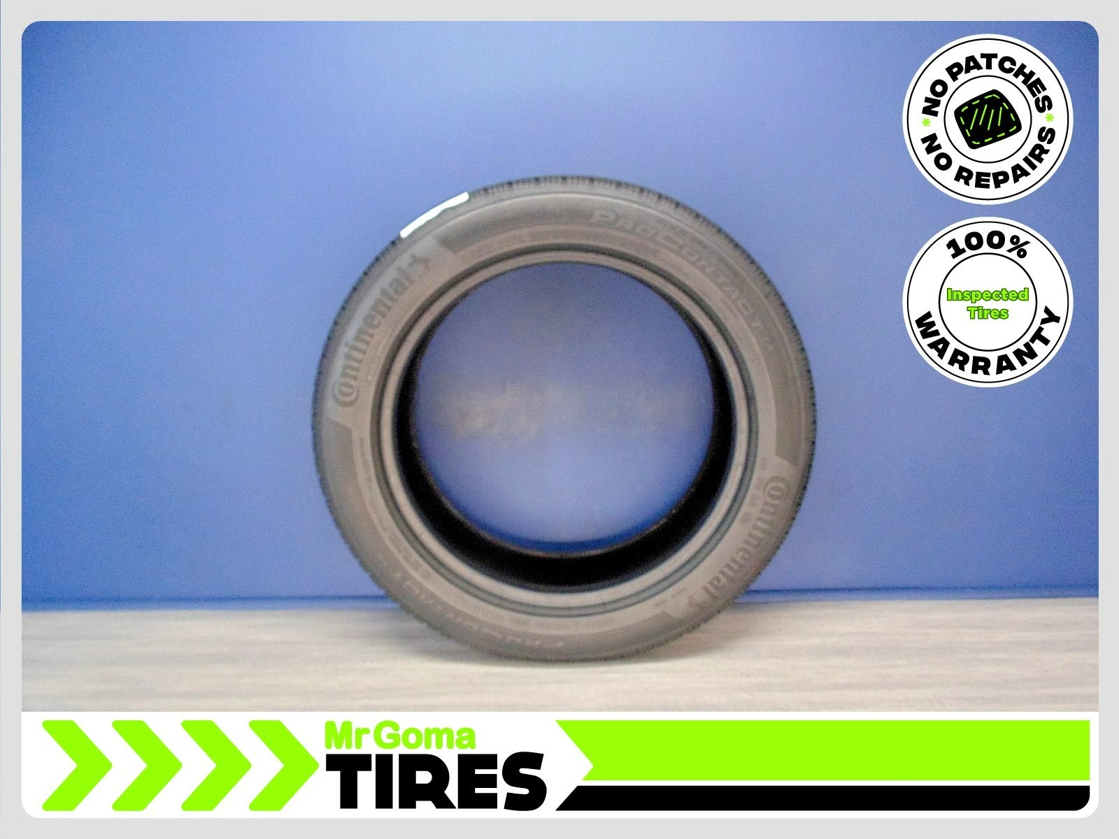 1 CONTINENTAL PROCONTACT TX AO 235/50R19 USED TIRE 7.3/32 TREAD 2355019