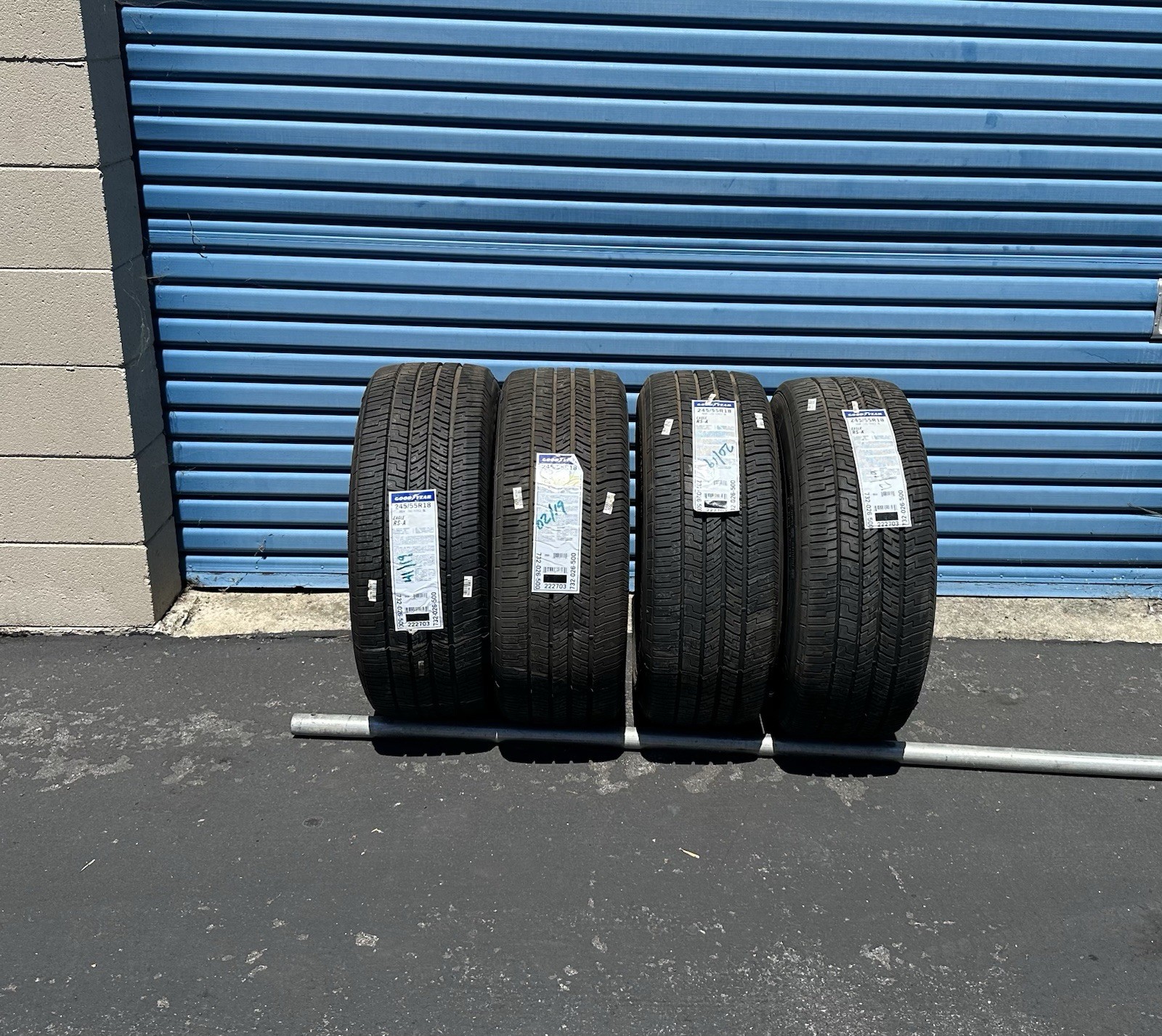 GOODYEAR EAGLE RS-A POLICE 245 /55 R18 103V SL VSB FC NEW NEVER MOUNTED HI-PERF
