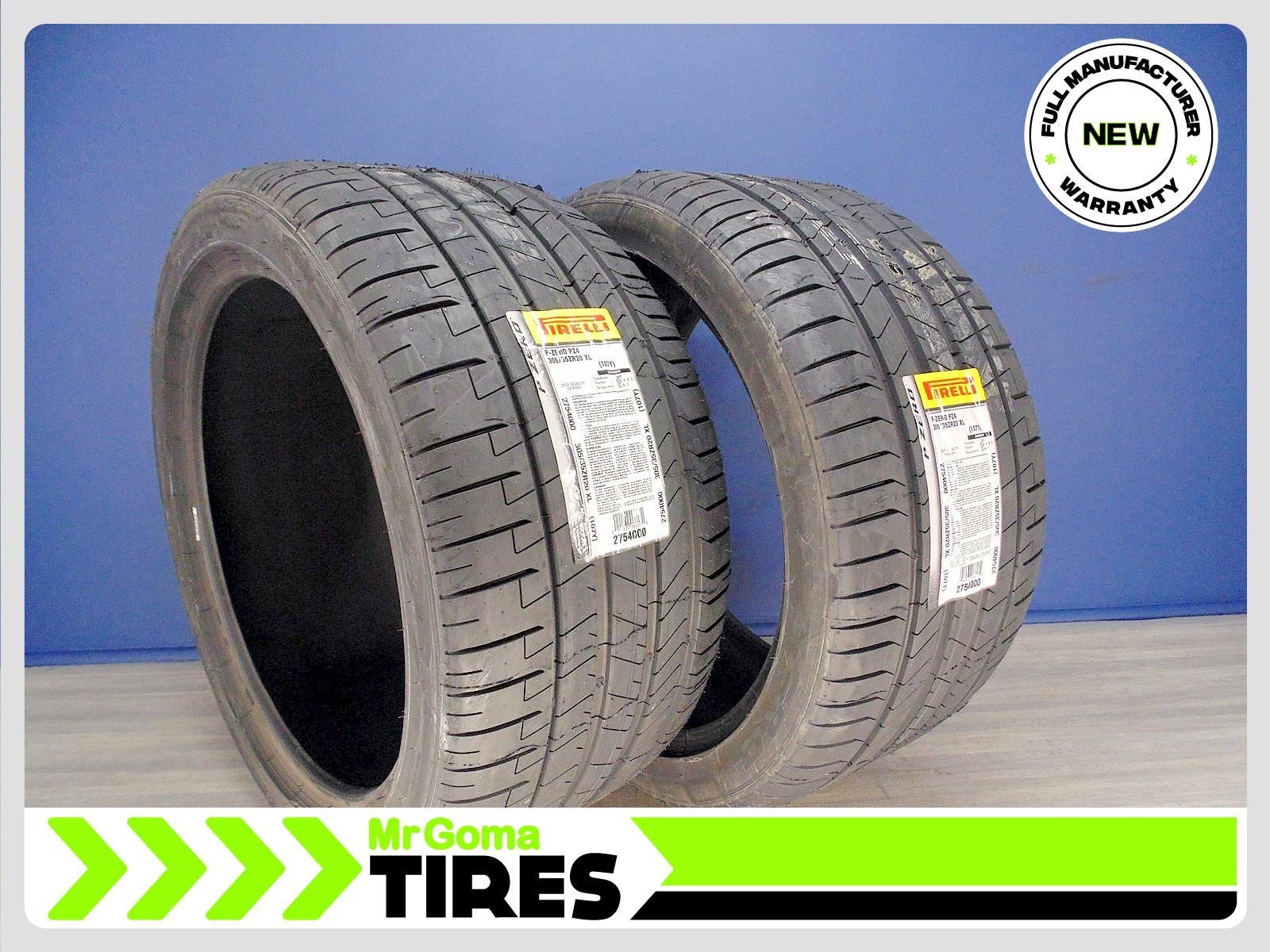 2 BRAND NEW PIRELLI P ZERO TM PZ4 XL 305/35ZR20 USED TIRES 107Y 23053520