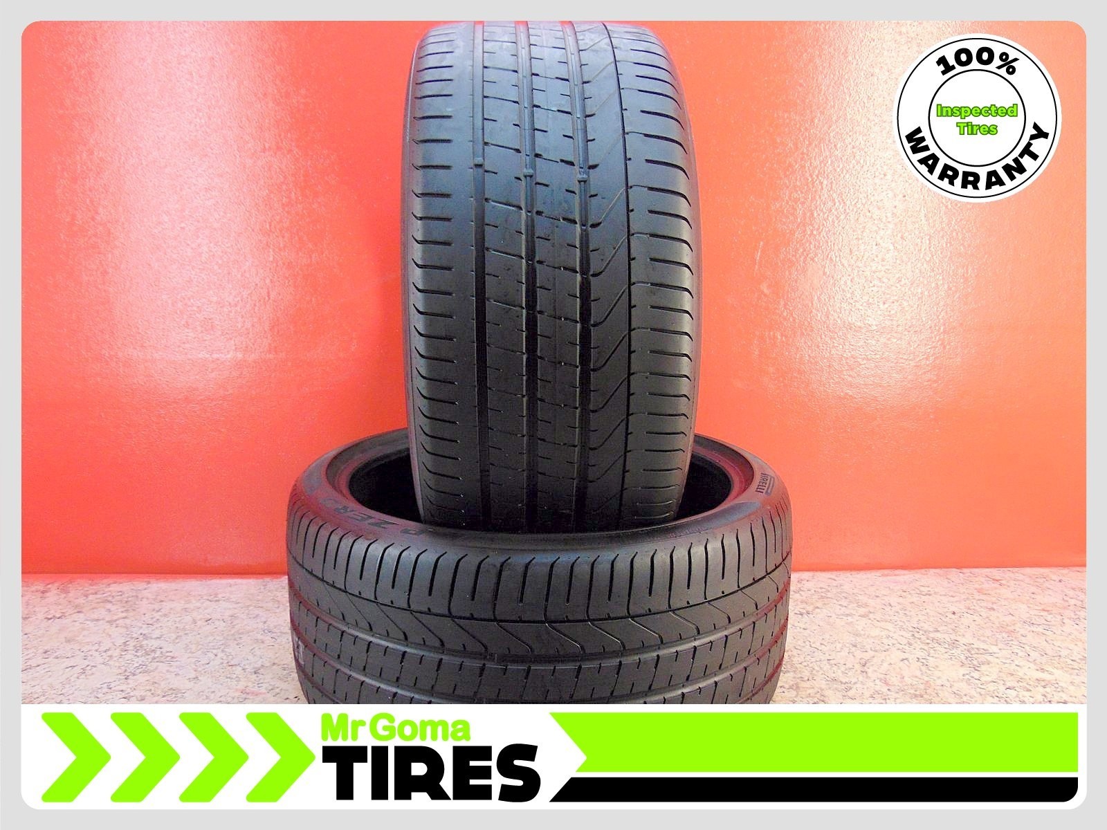 2 PIRELLI P ZERO TM N0 XL 315/30ZR22 70% LIFE USED TIRES 107Y 3153022