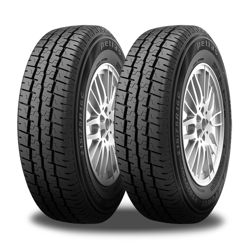 2 Petlas Full Power PT825 Plus 205/70R15C 106/104R 8 PLY Commercial Van Truck