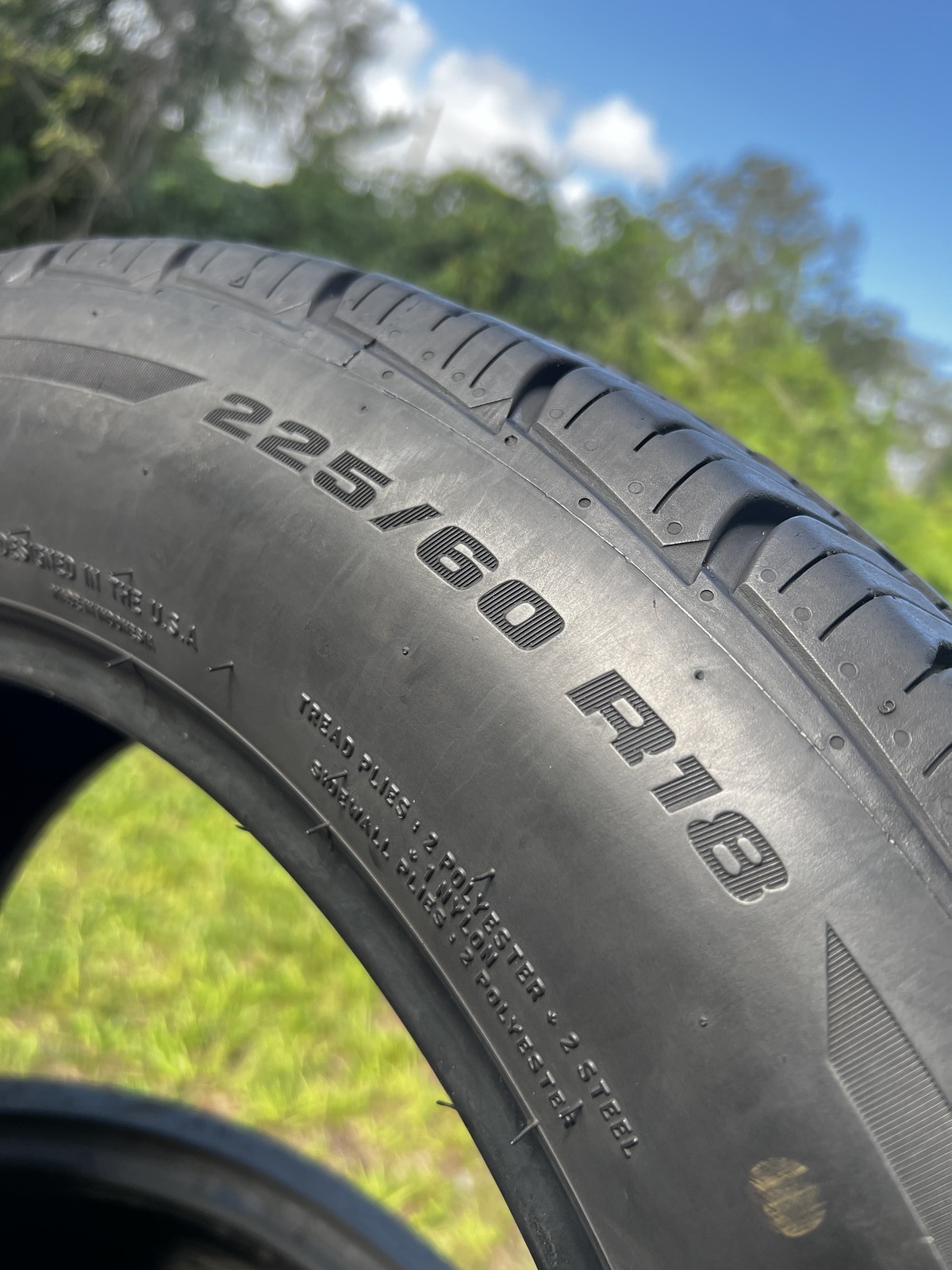 1 Tire BFGoodrich Advantage Control 225/60R18 100H DOT.4822 8/32 NO Patch