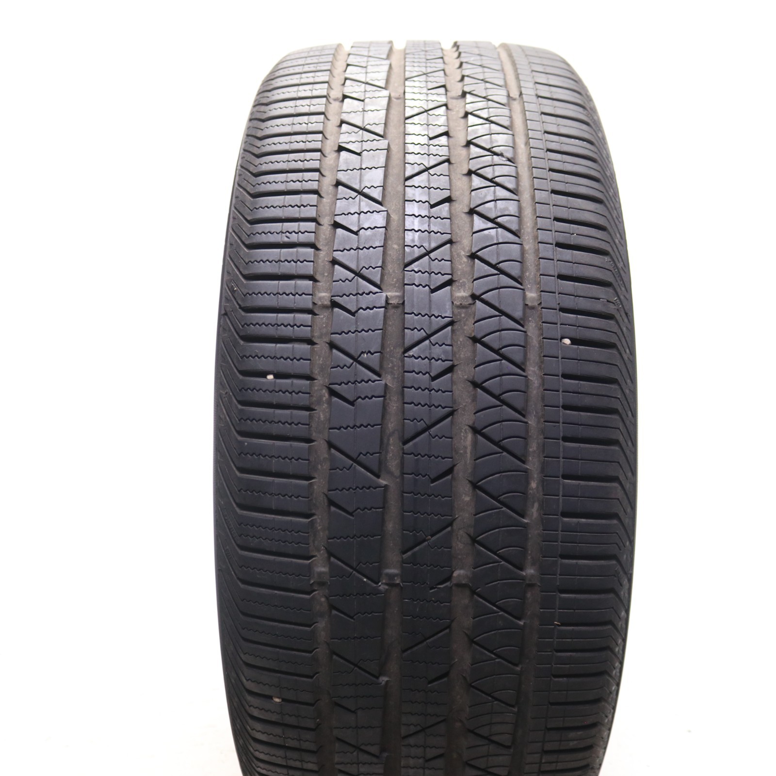 Set of 2 Used 265/45R21 Continental CrossContact LX Sport AO – 108H – 8.5-9/32