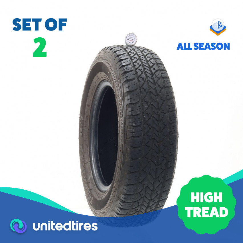 Set of (2) Used LT 225/75R16 Sailun Terramax H/T 115/112R – 11/32