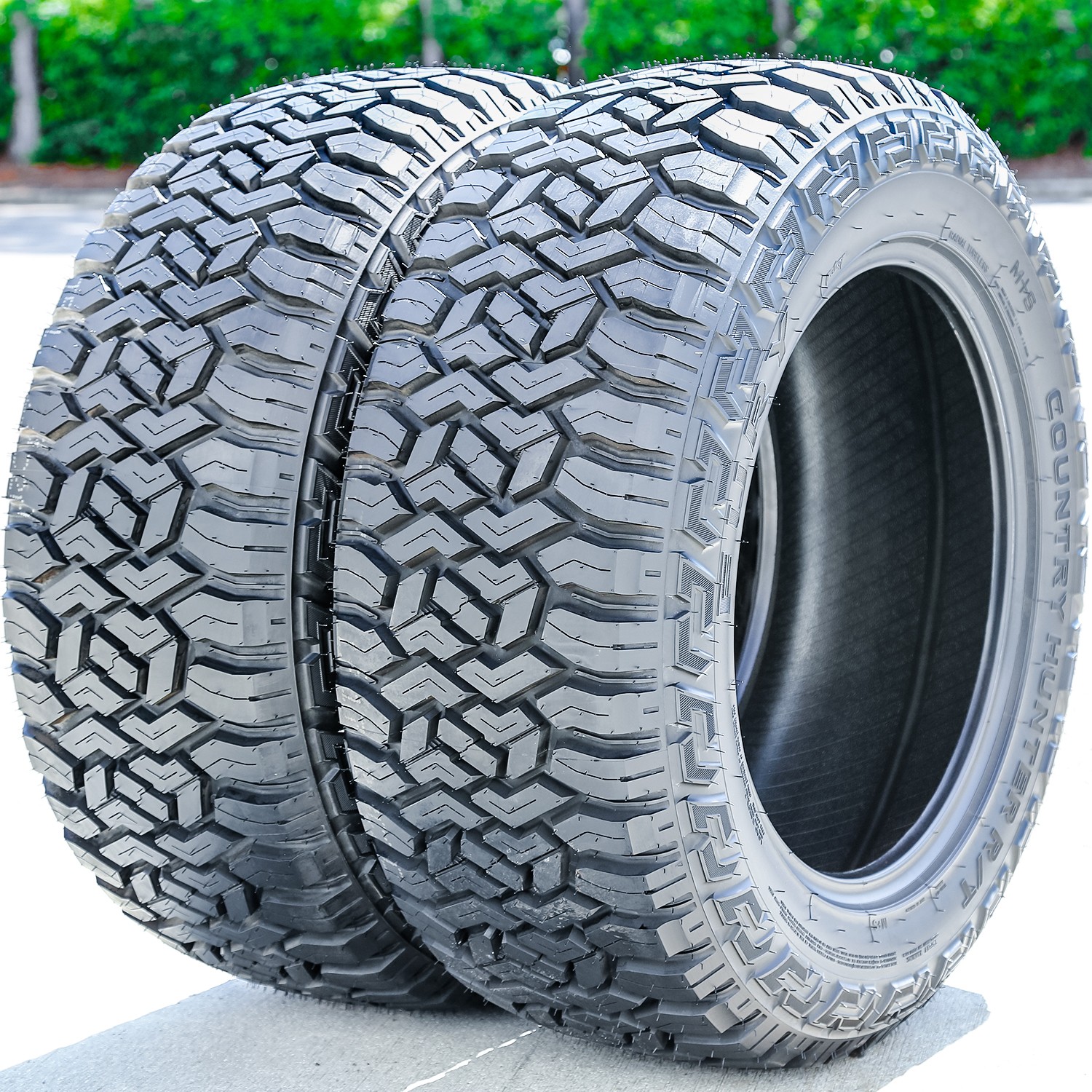 4 Fury Country Hunter R/T 33X12.50R18 118Q E 10 Ply Light Truck Tires