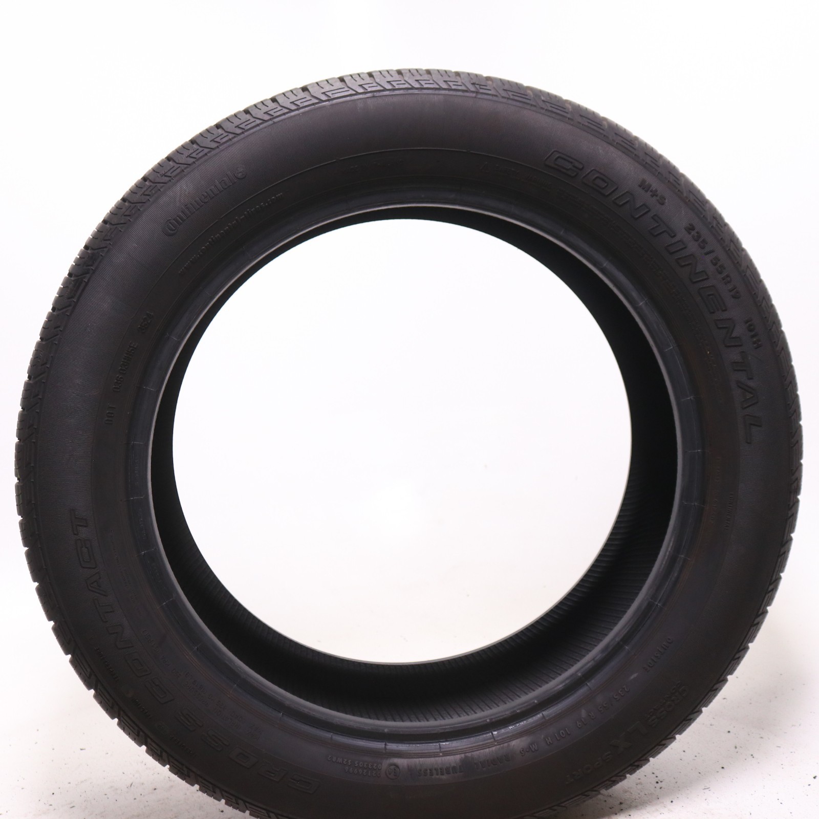 Set of 2 Used 235/55R19 Continental CrossContact LX Sport – 101H – 8.5/32