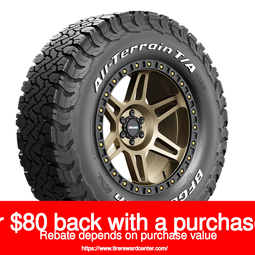 BFGOODRICH All Terrain T/A KO3 LT235/75R15 110/107S RWL 8 Ply (Quantity of 1)