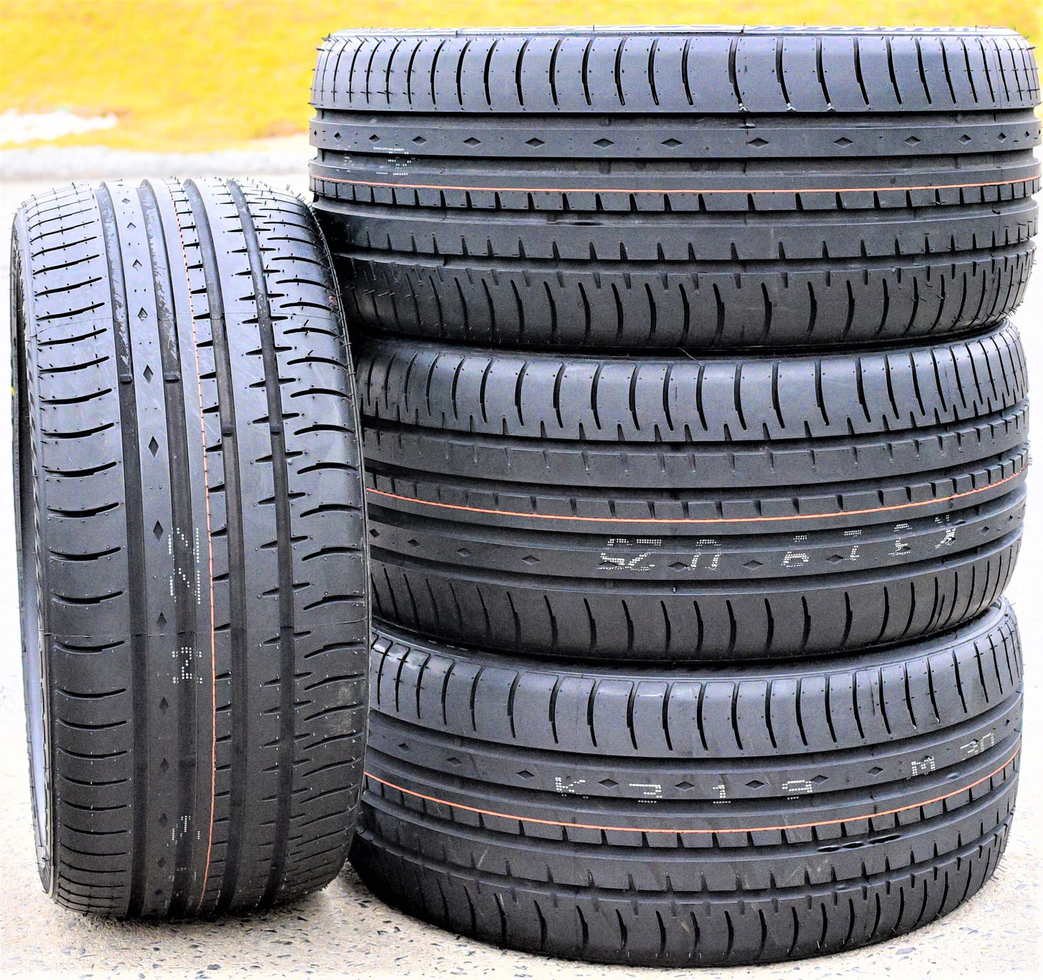4 New Accelera Phi 245/45ZR17 245/45R17 99W XL A/S High Performance Tires