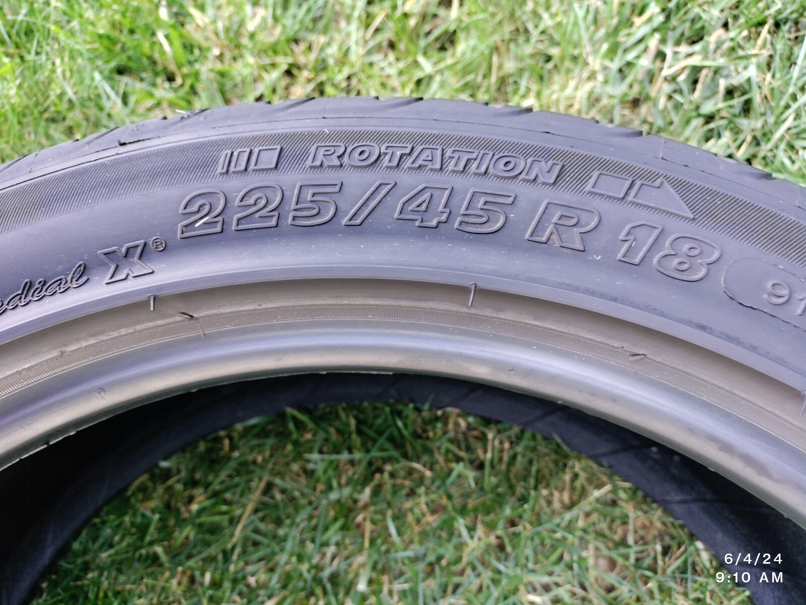 (RARE) Michelin Pilot SPORT tire VINTAGE. 7-8/32nd’s… in great shape.