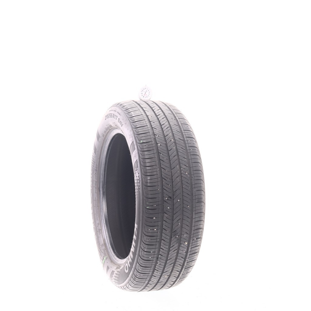 Set of (4) Used 215/55R17 Kumho Solus TA31 Plus 94V – 7-8/32