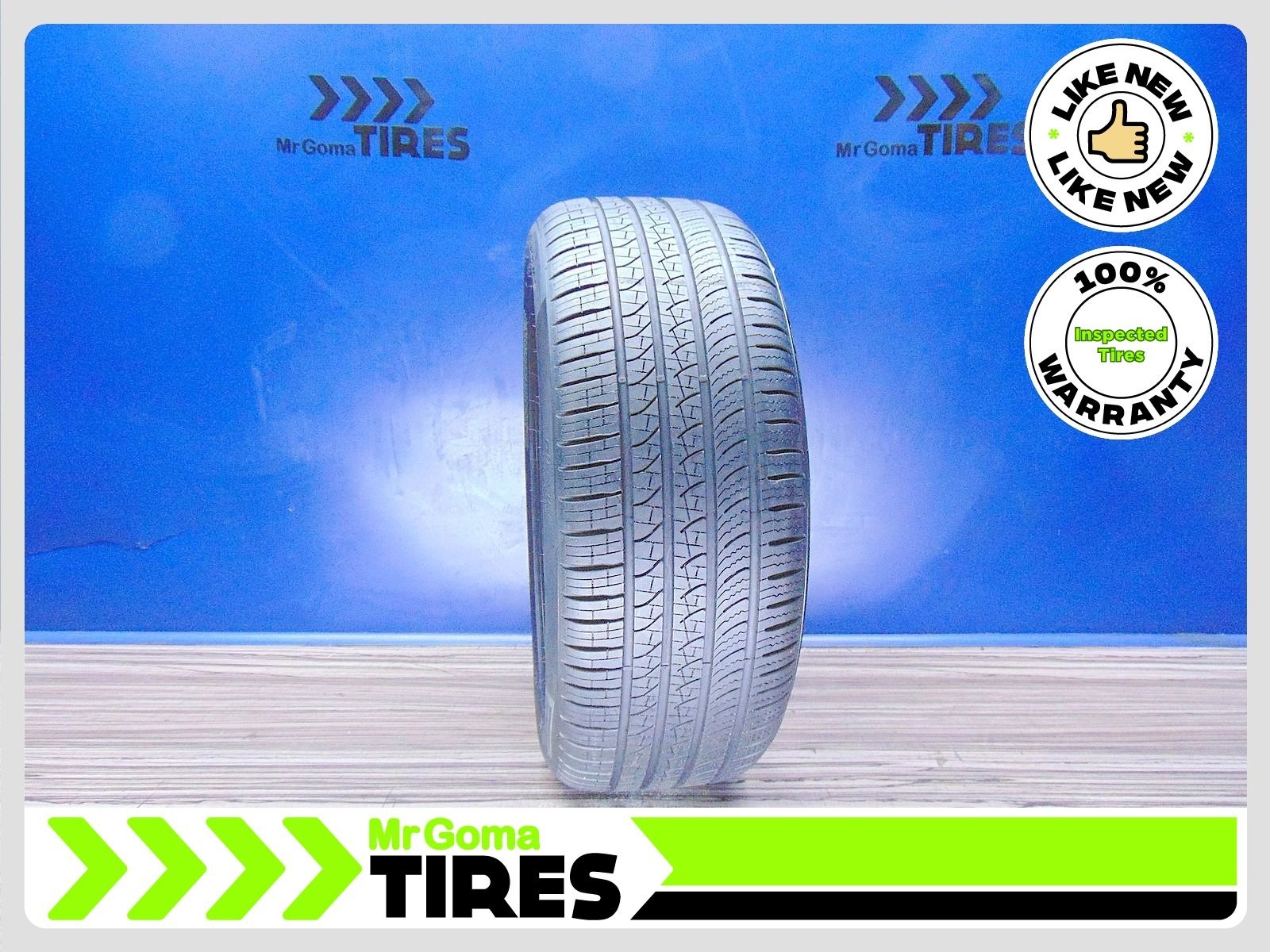 1 PIRELLI P ZERO TM A/S I KS 245/50R19 USED TIRE 93% LIFE DOT 2024 PZERO 2455019