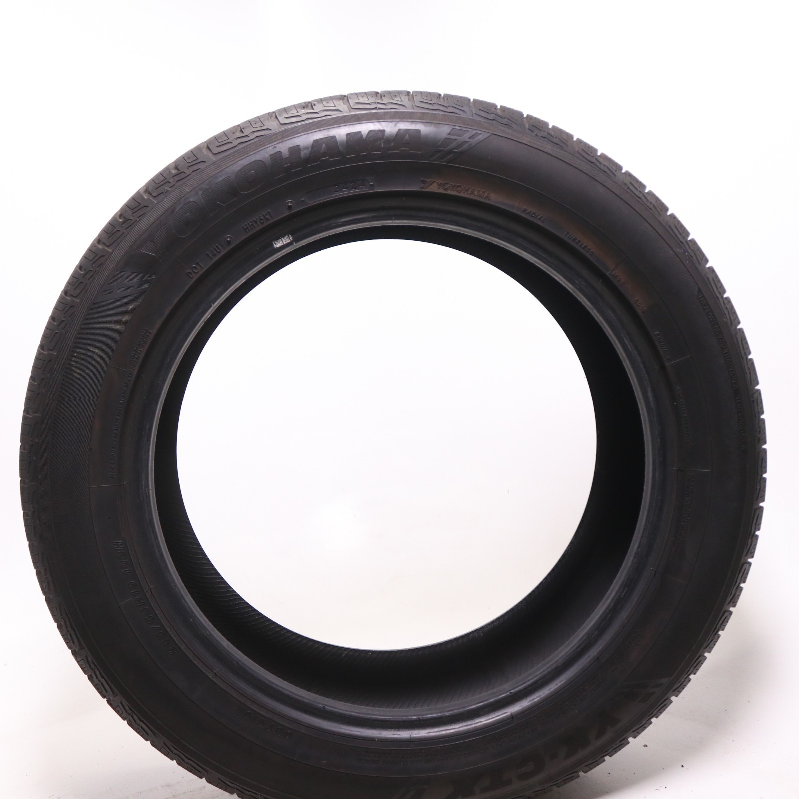 Set of 2 Used 245/55R19 Yokohama YK-CTX – 103H – 8.5-9.5/32 No Repairs
