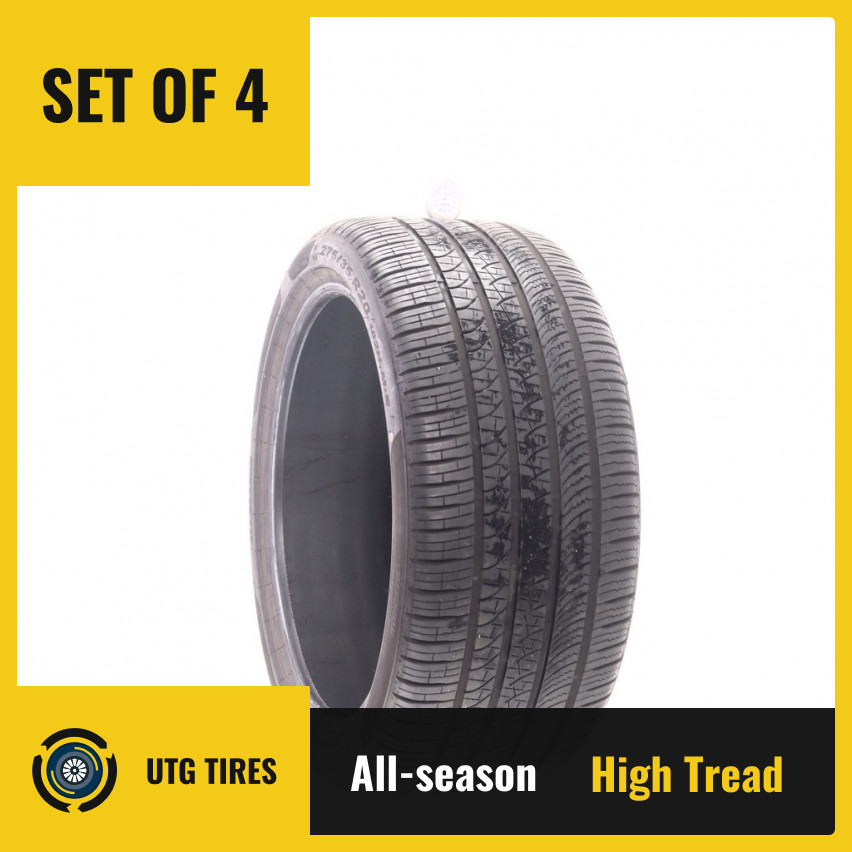 Set of (4) Used 275/35R20 Pirelli P Zero 102H – 8/32