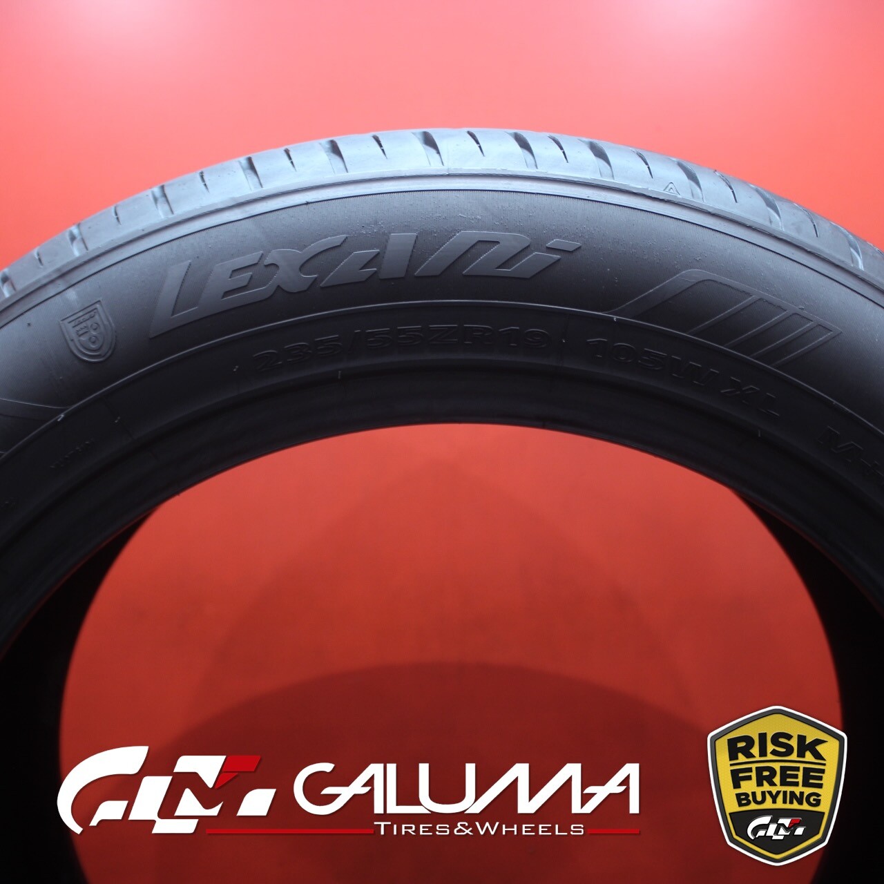 1 (One) Tire LikeNEW Lexani LX Twenty 235/55R19 235/55/19 ZR19 No Patch #81957