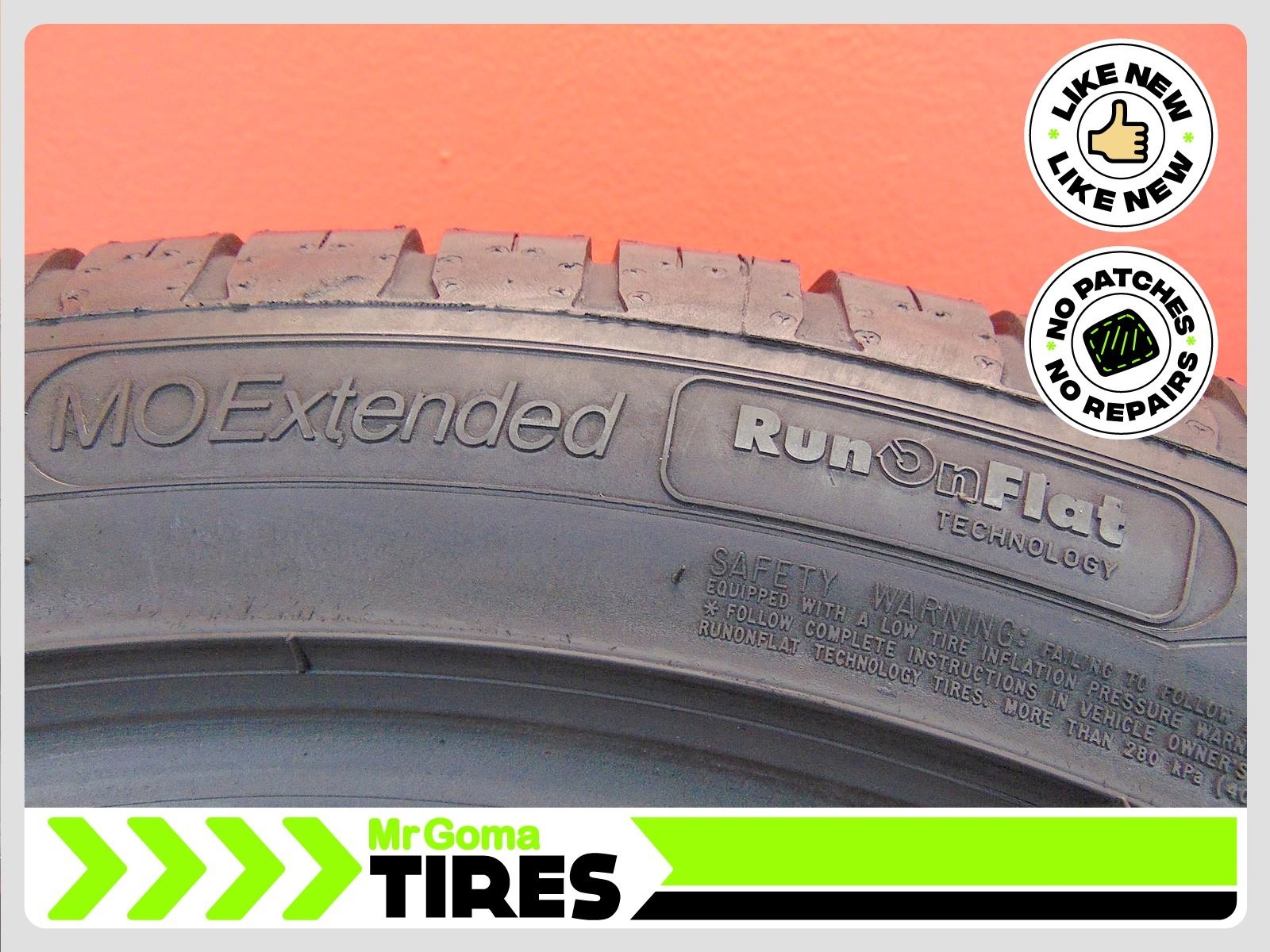 2 GOODYEAR EAGLE SPORT A/S MOE RFT XL 285/40R20 USED TIRES 7.3/32 TREAD 2854020