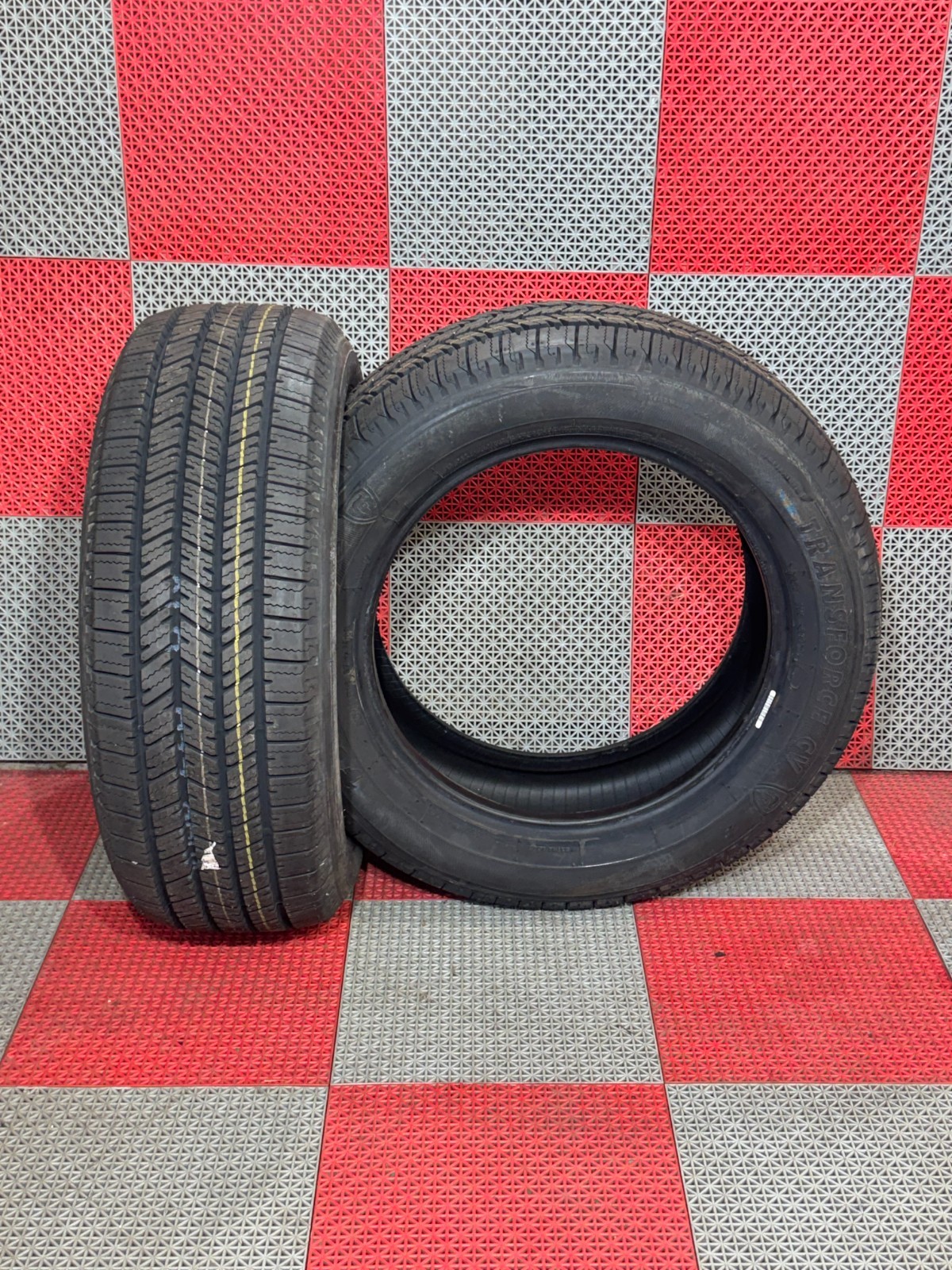 2x New 215/55 R16 Firestone Transforce CV Tires 12/32 Tread 215/55/16