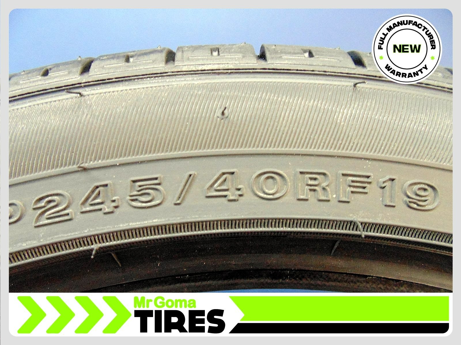 2x New Dunlop SP Sport 5000 DSST CTT RFT 245/40R19 Run Flat Tires