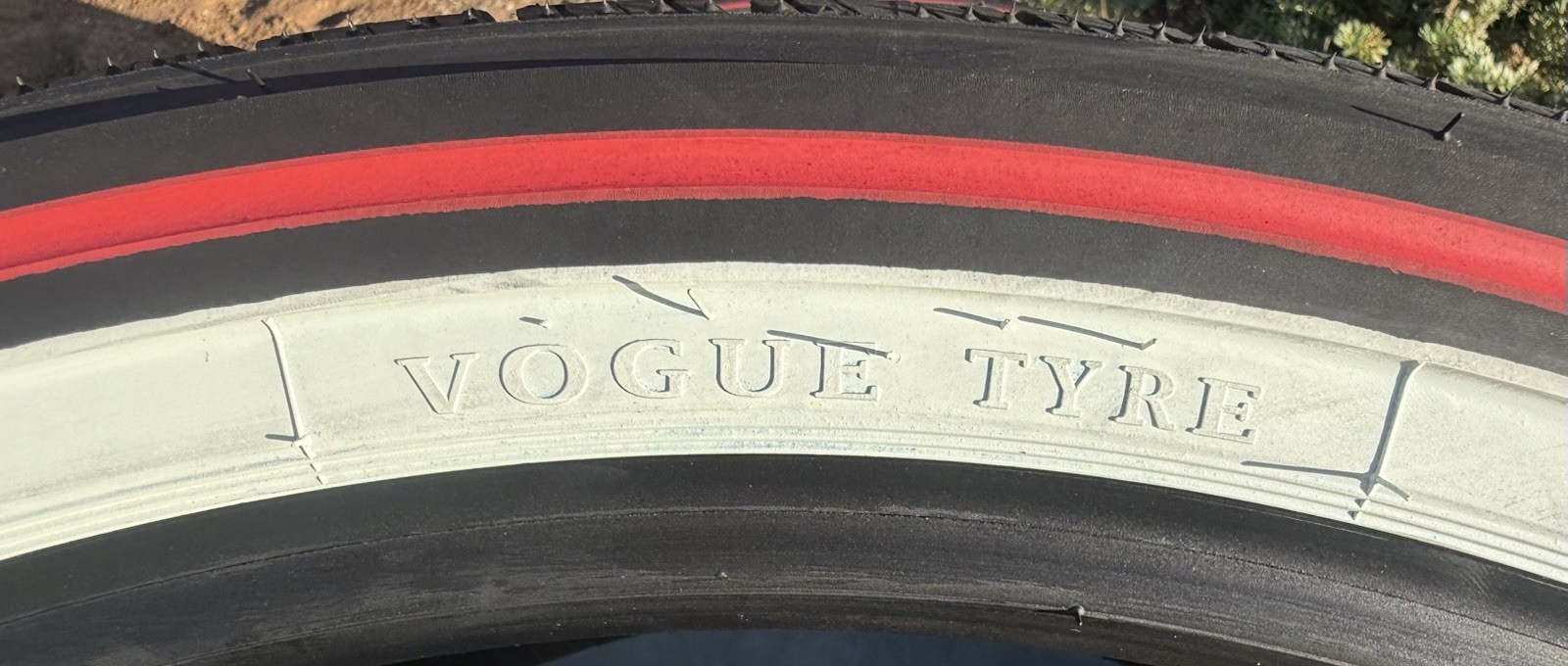 TWO BRAND NEW 305/35R24 112H Vogue Custom Built Radial SCT2 Whitewall Red Stripe