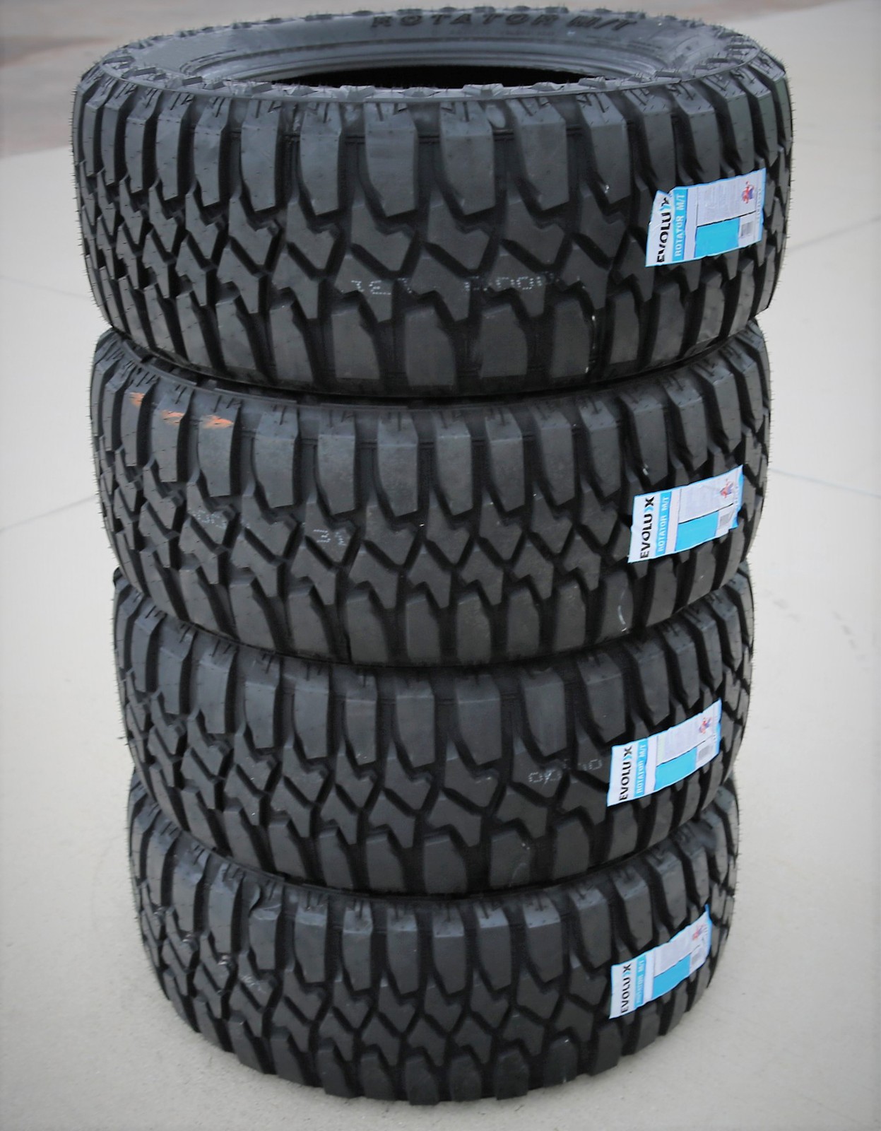 4 Tires Evoluxx Rotator M/T LT 275/70R18 Load E 10 Ply MT Mud