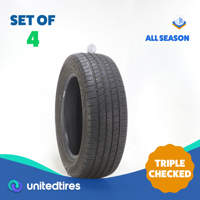 Set of (4) Used 225/60R17 Falken Pro G5 CSV 99V – 7-8.5/32 (11NFR)