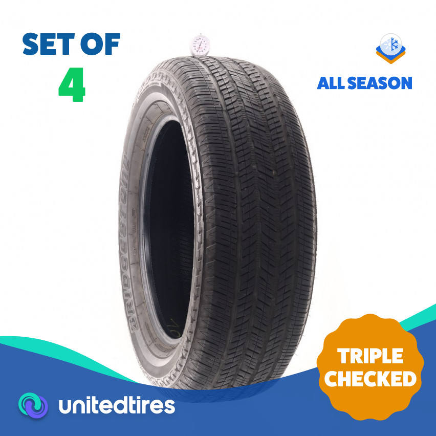 Set of (4) Used 265/60R20 Bridgestone Dueler H/T 685 112H – 7.5-9.5/32 (19O51)