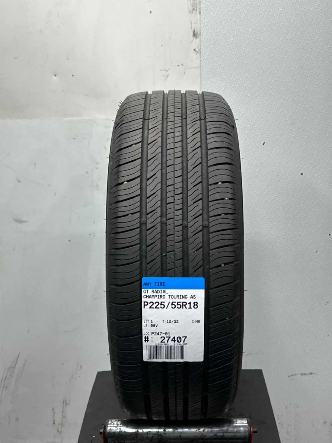 Used P225/55R18 GT Radial Champiro Touring AS 98 V – 10/32