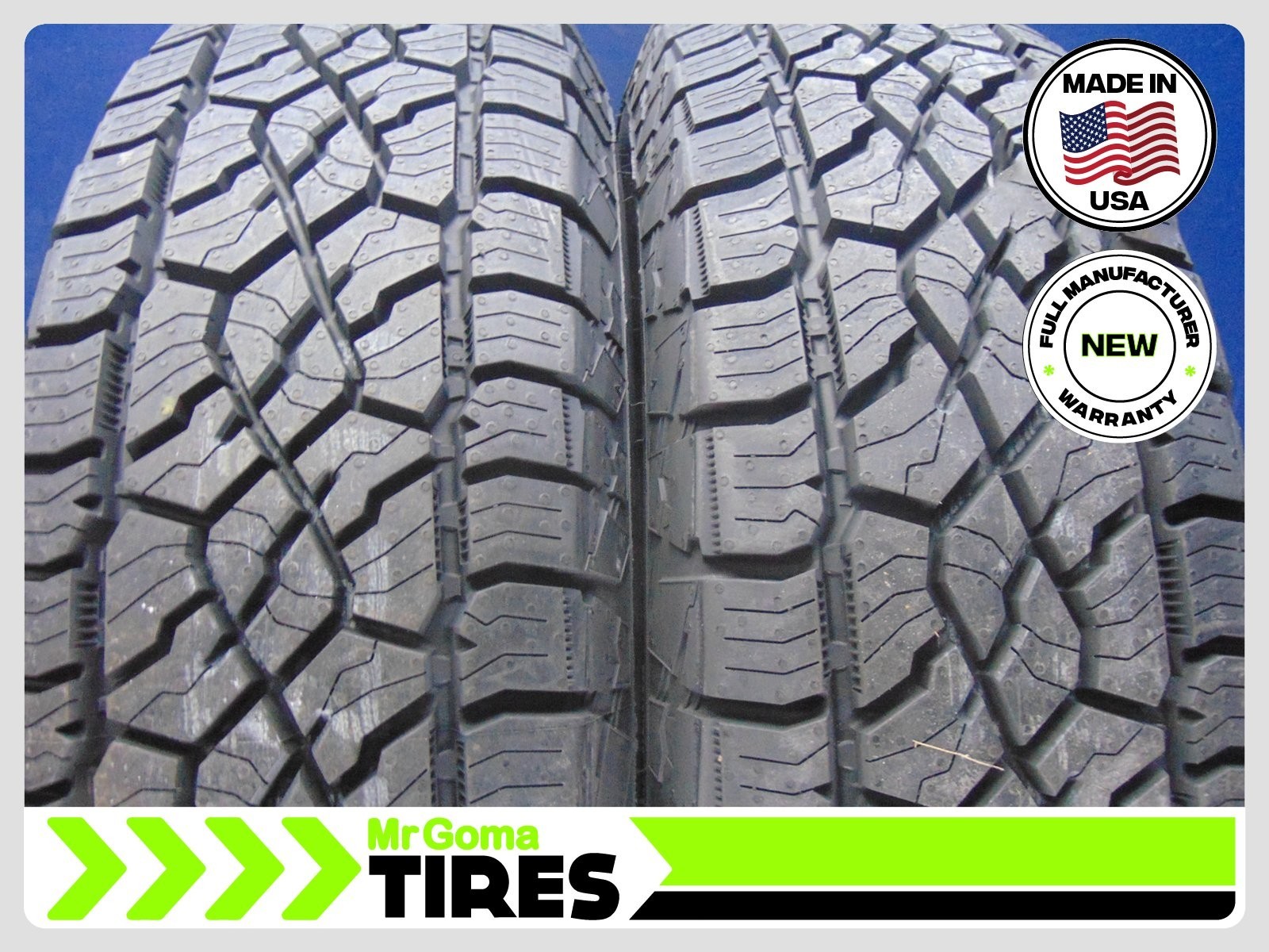 2 BRAND NEW 225/75R16 MASTERCRAFT COURSER TRAIL TIRES 104T 2257516
