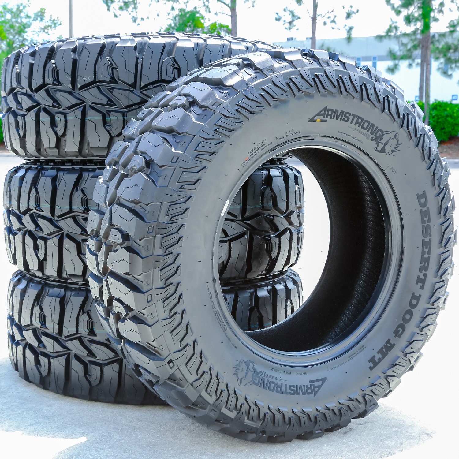 4 Tires Armstrong Desert Dog MT LT 37X13.50R20 Load E 10 Ply M/T Mud