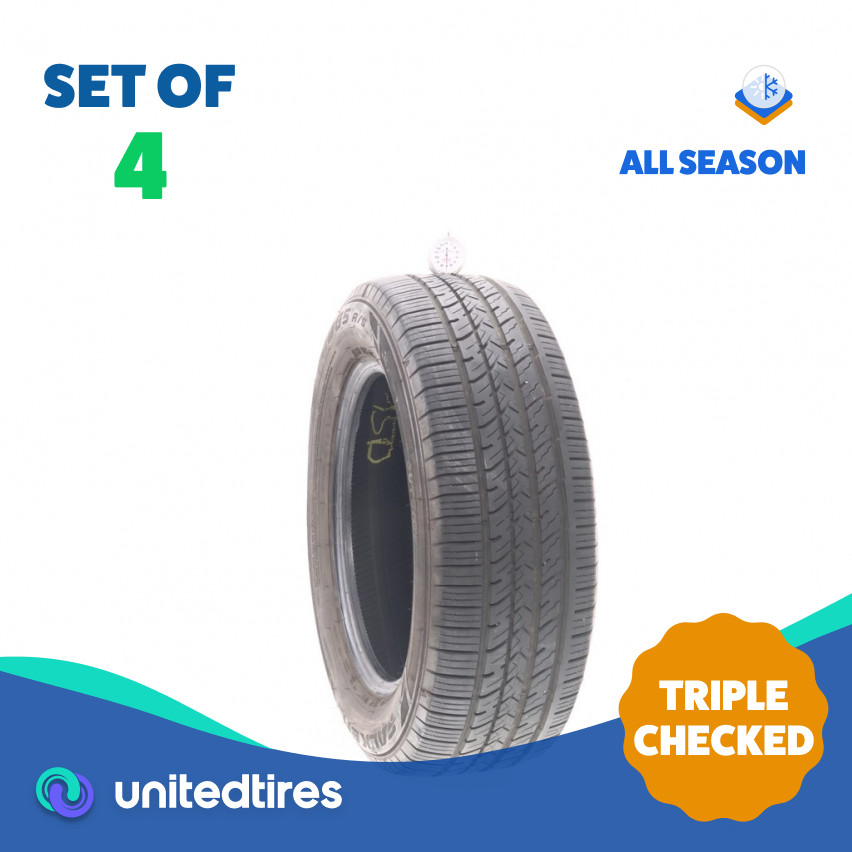 Set of (4) Used 215/60R16 Falken Pro G5 A/S 95V – 7-8.5/32